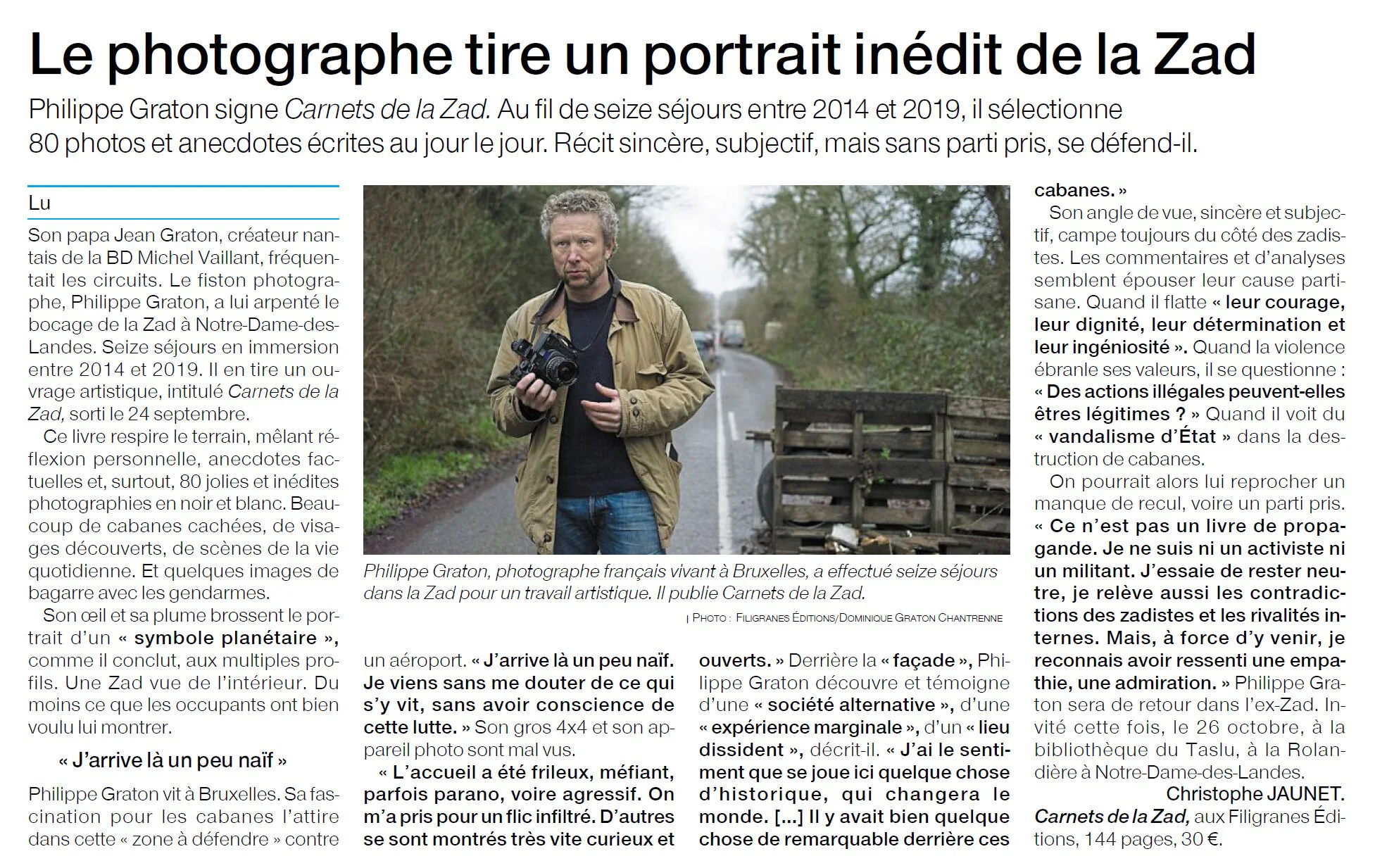 Un portrait inédit de la ZAD