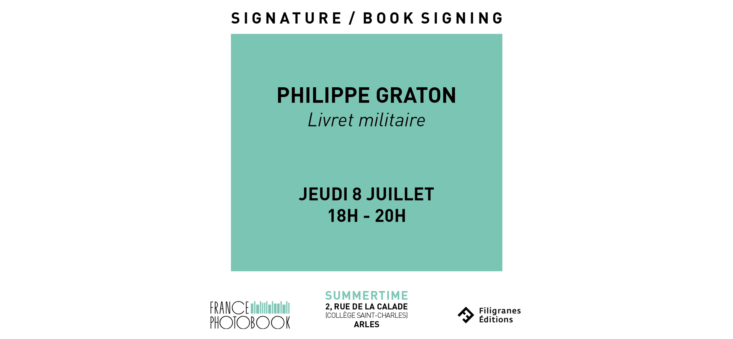 Book Signing 'Livret Militaire'