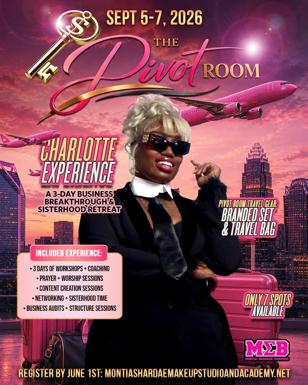 The Pivot Room: Charlotte Experience- Deposit Only