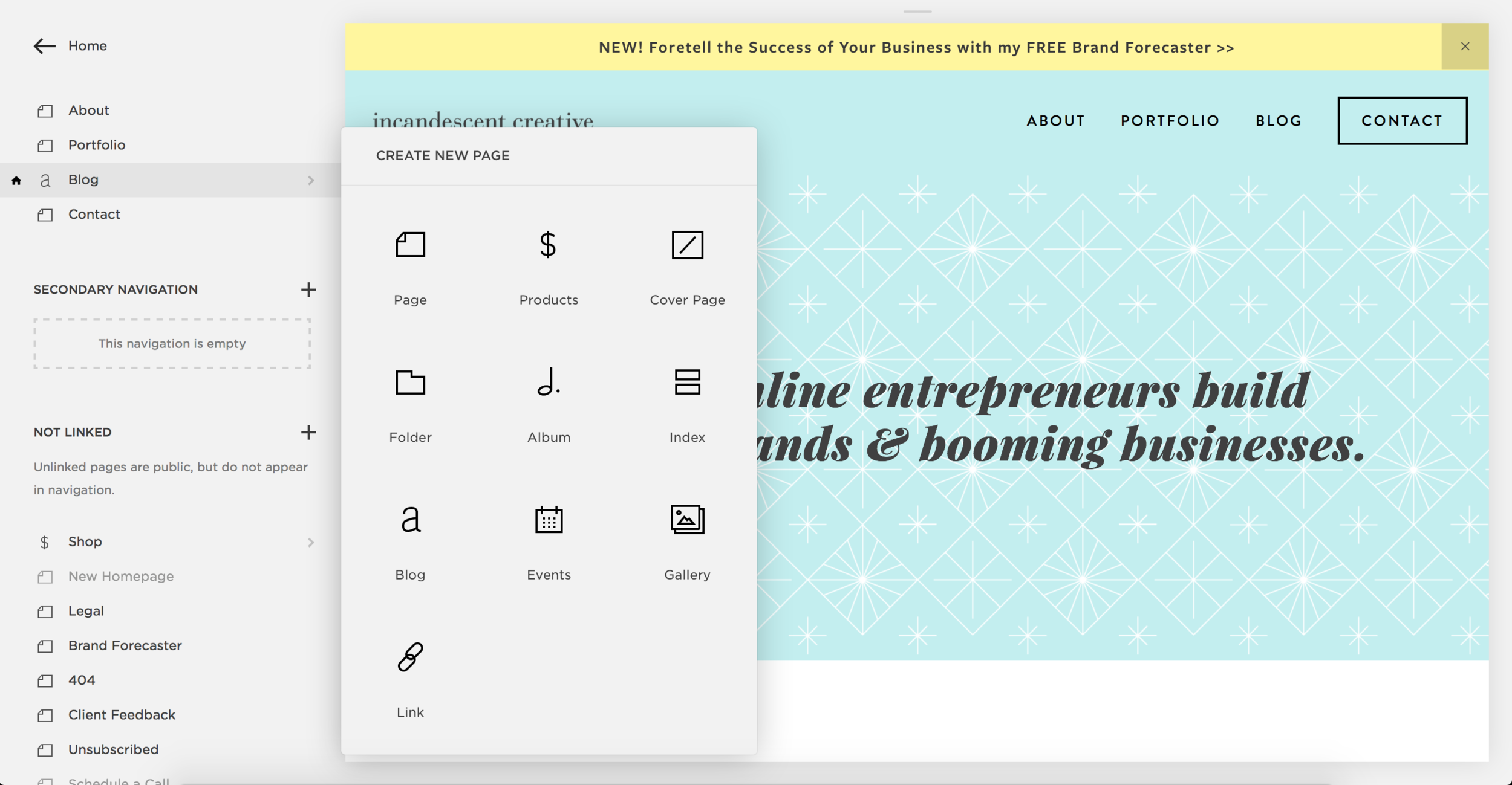 Squarespace Hack How to Create a Custom Landing Page in 3 Steps