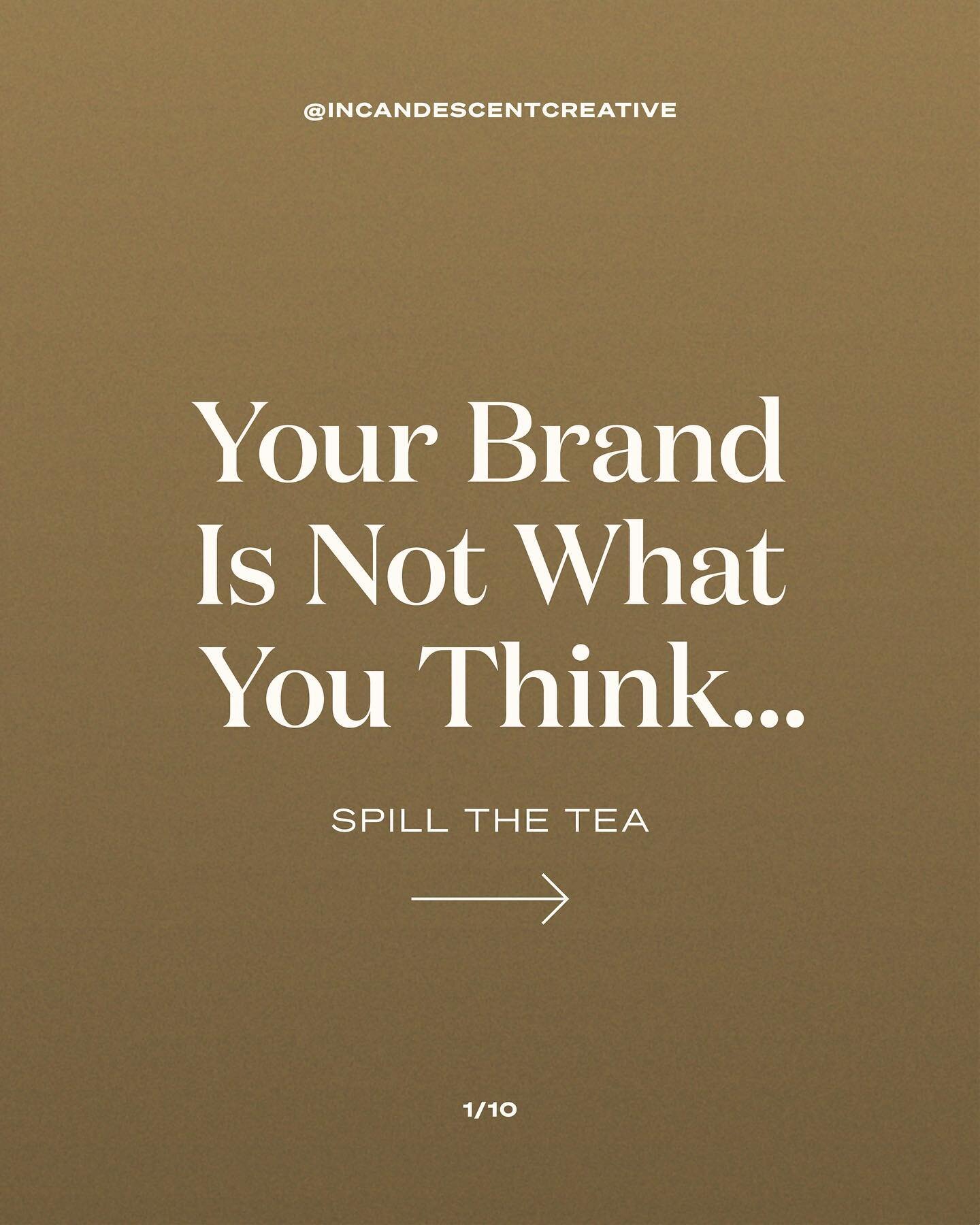 Here&rsquo;s the tea on your brand 🫖⁣
⁣
🦚 Your brand is not your logo&hellip;⁣
⁣
🎨 It&rsquo;s not your colors and fonts&hellip;⁣
⁣
💬 It&rsquo;s not your messaging&hellip;⁣
⁣
So what the heck is it?! ⁣
⁣
Swipe to find out 👉⁣
⁣
Did I just blow you