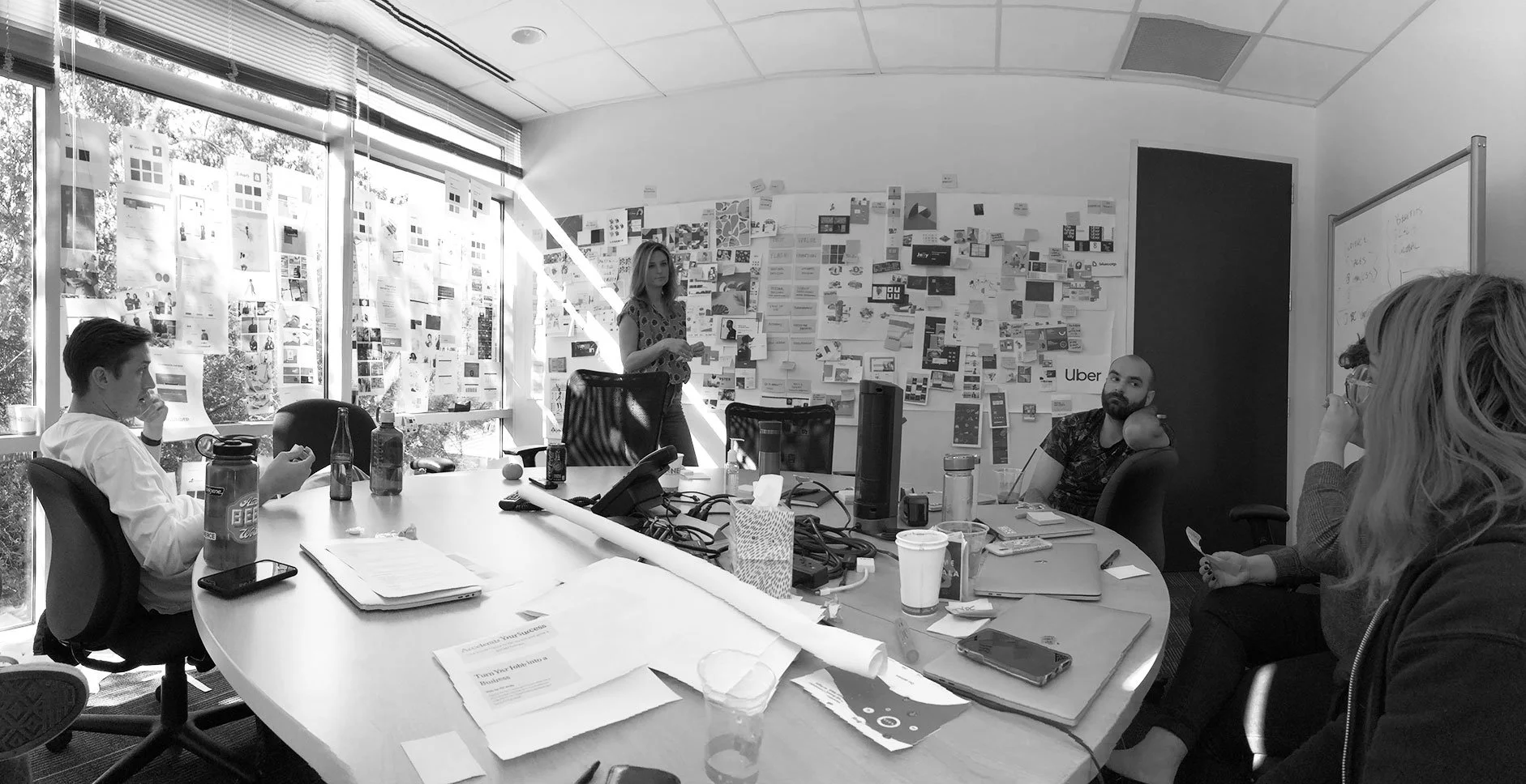 Art Director and Designer Anika Samples leading a workshop