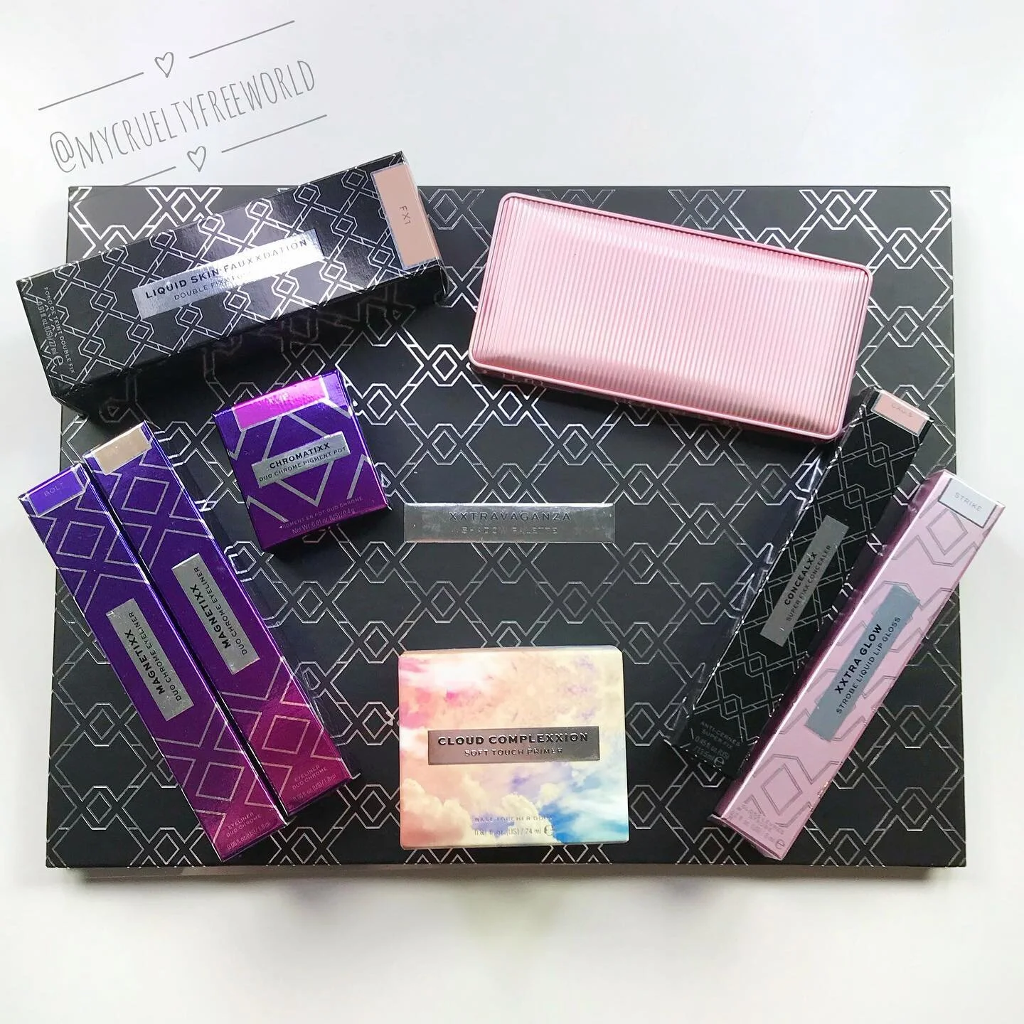 ❗️June Buys❗️and they go over three pictures (oops).
Pic 1: Is my @xxrevolution haul. It’s a bit hit and miss but I’ve still got a few things left to try be for I fully opinion. 
2. A @superdrug and @prettylittlething  haul. Can’t wait to try the @st