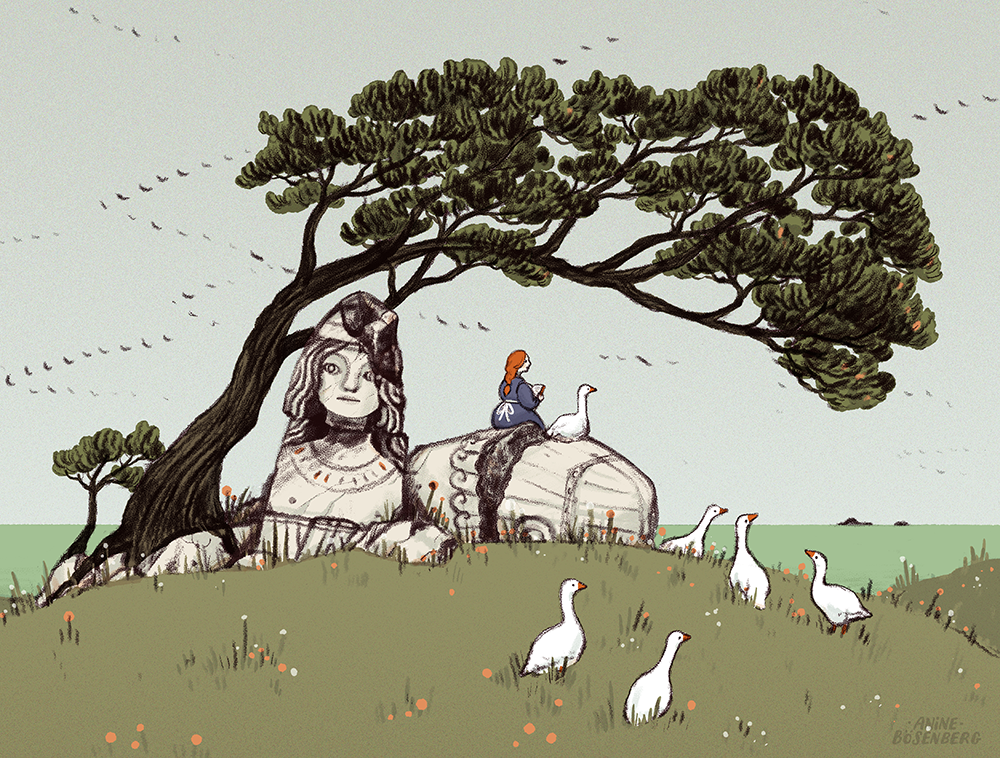 six geese