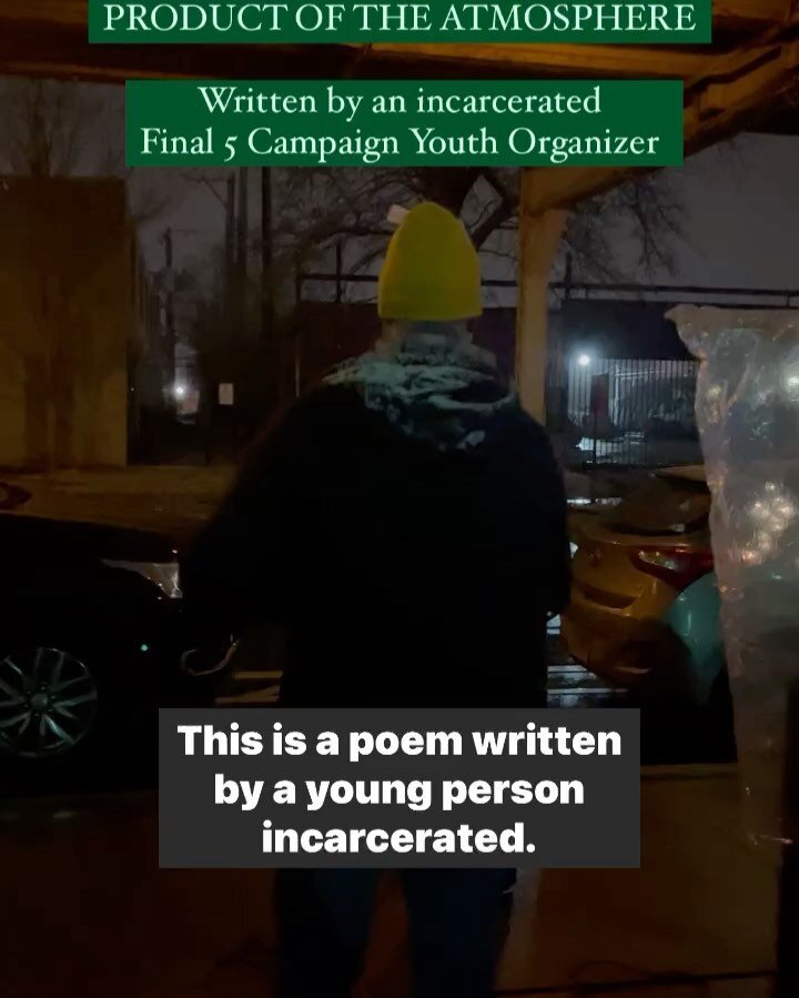 Last week at Loud &amp; Lit Up, @chifreeschool Freedom Fellows helped us share the words of two currently incarcerated youth organizers we work with in the youth prisons. Final 5 organizer @kee_fantastic98 shared our call to action, and we invite you