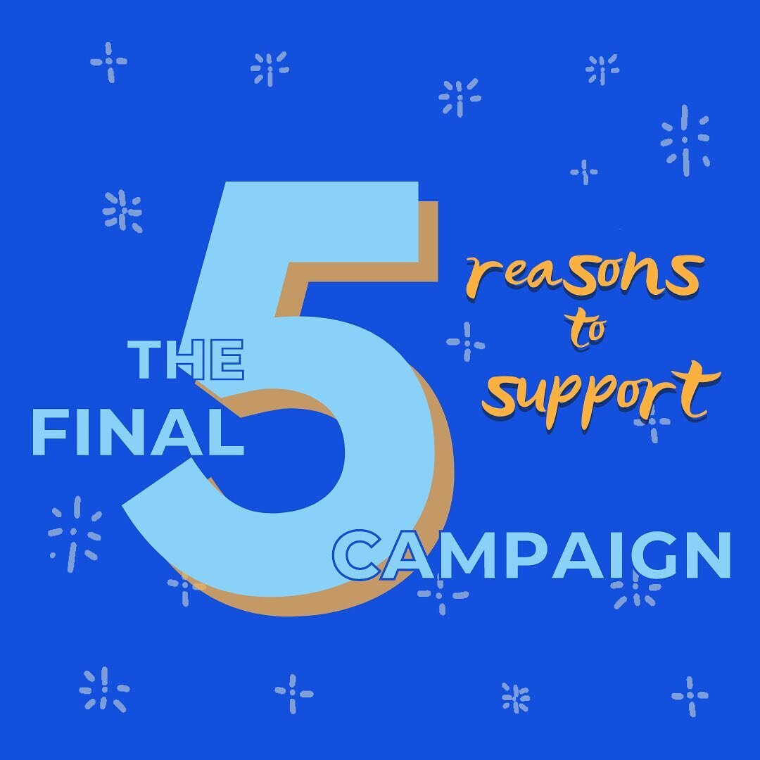 5 REASONS TO SUPPORT THE FINAL 5 CAMPAIGN

Your donation helps us invest in our community of directly impacted youth as we build towards a future with no youth prisons. Donate at http://bit.ly/donateF5C or through the link in our bio. We are grateful