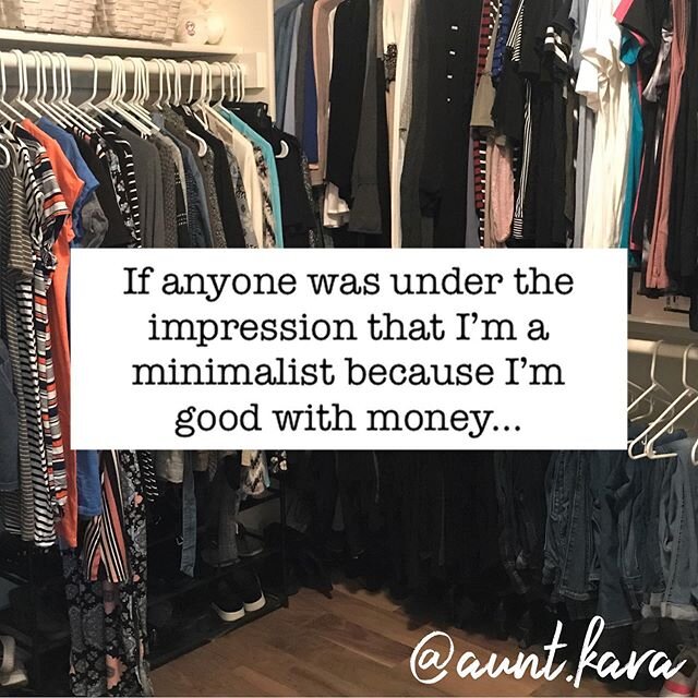 Check out my IG story (click on my profile pic) today for a transparency post! 😅
.
.
.
.
.
#closetpurge #closetmakeover #goodwillhaul #shoppingspree #sale #fashion #clothingbrand #firsthome #mortgage #money #debt #debtfreecommunity #myhome #costofli