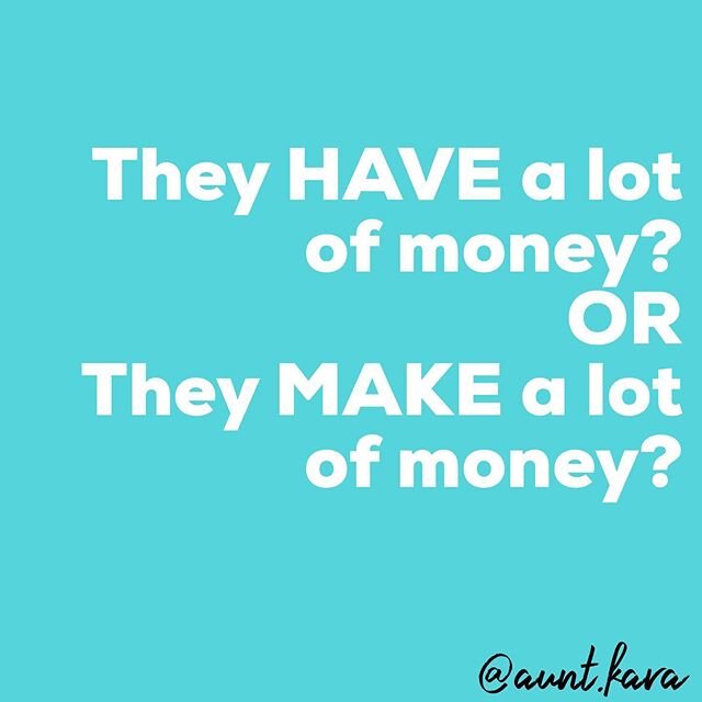 Hopefully both! 😂🤷🏼&zwj;♀️
Not that either should matter to YOU (don&rsquo;t worry about the Joneses)!
Just a reminder that there is a big difference.
.
Some people&rsquo;s lifestyle is dependent on continuing to earn an active income indefinitely