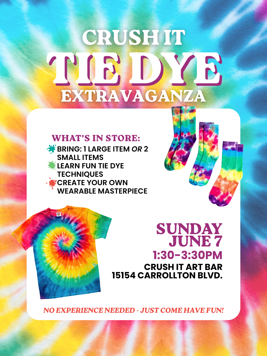 Tie Dye Extravaganza