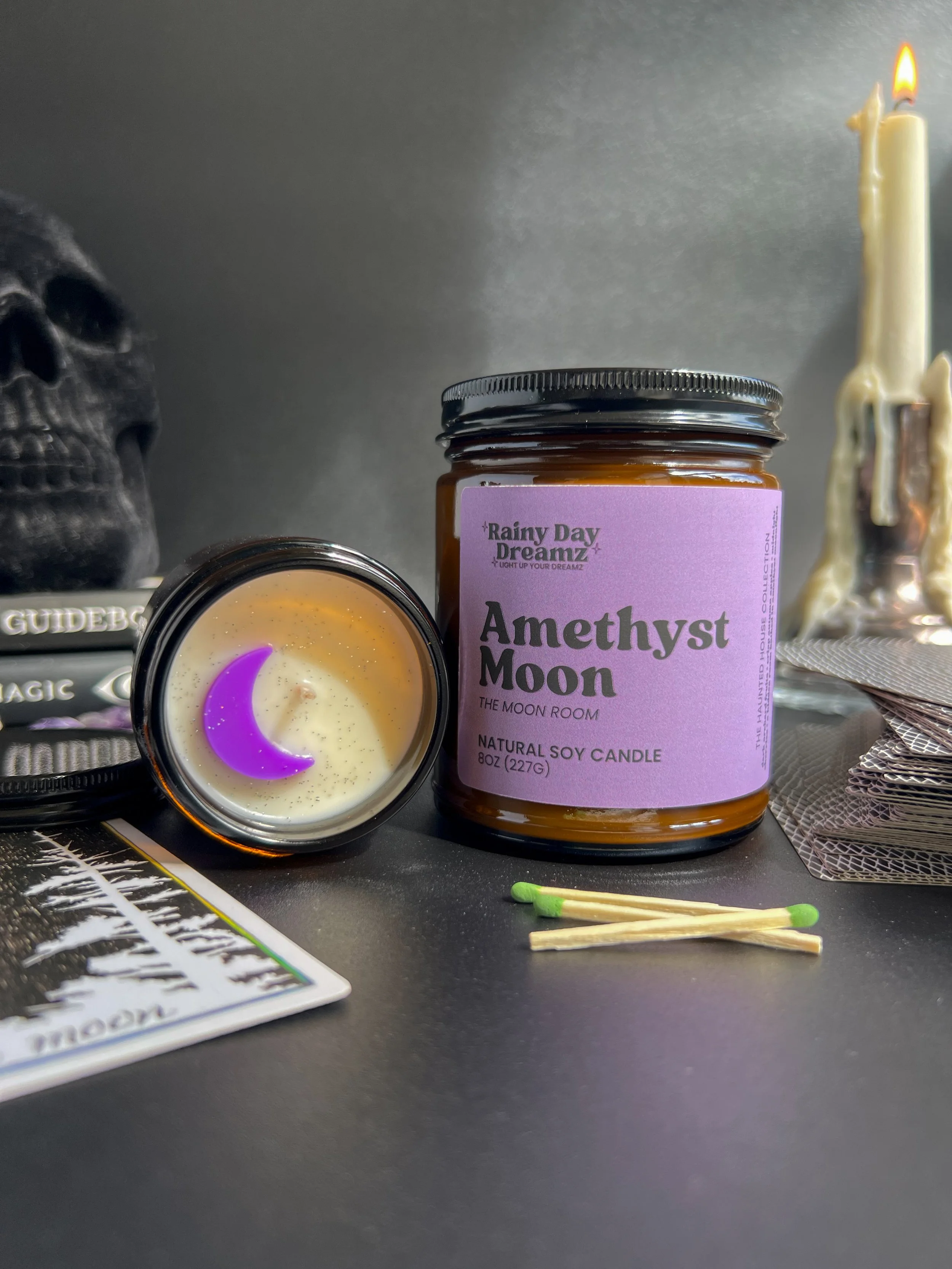 Amethyst Moon Soy Candle