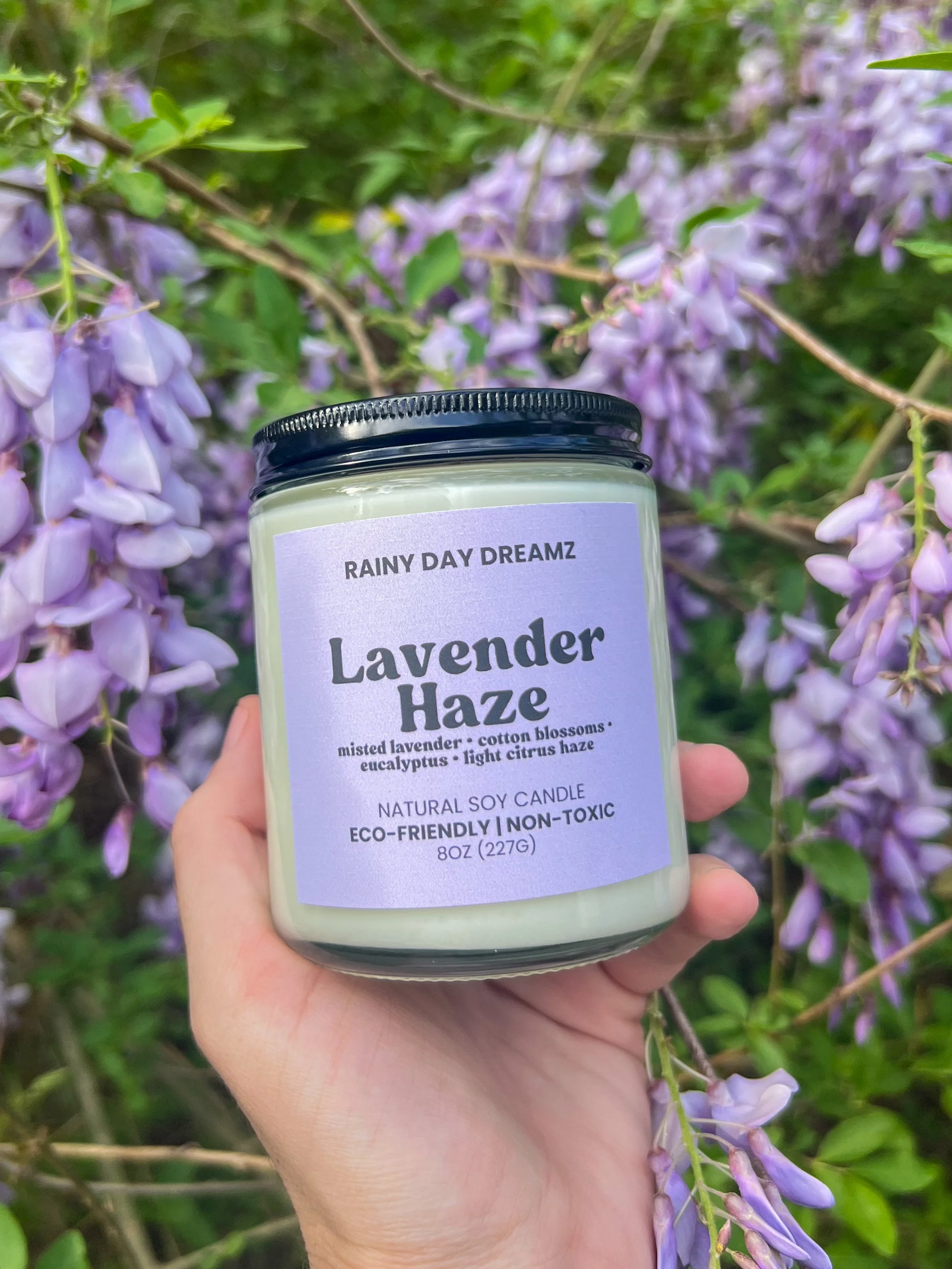 Lavender Haze Soy Candle - 8oz Candle