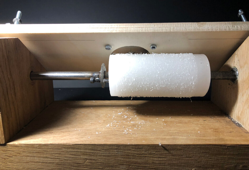 The process of etching became central to this project from an understanding of the scratches and marks on the whale’s skin.