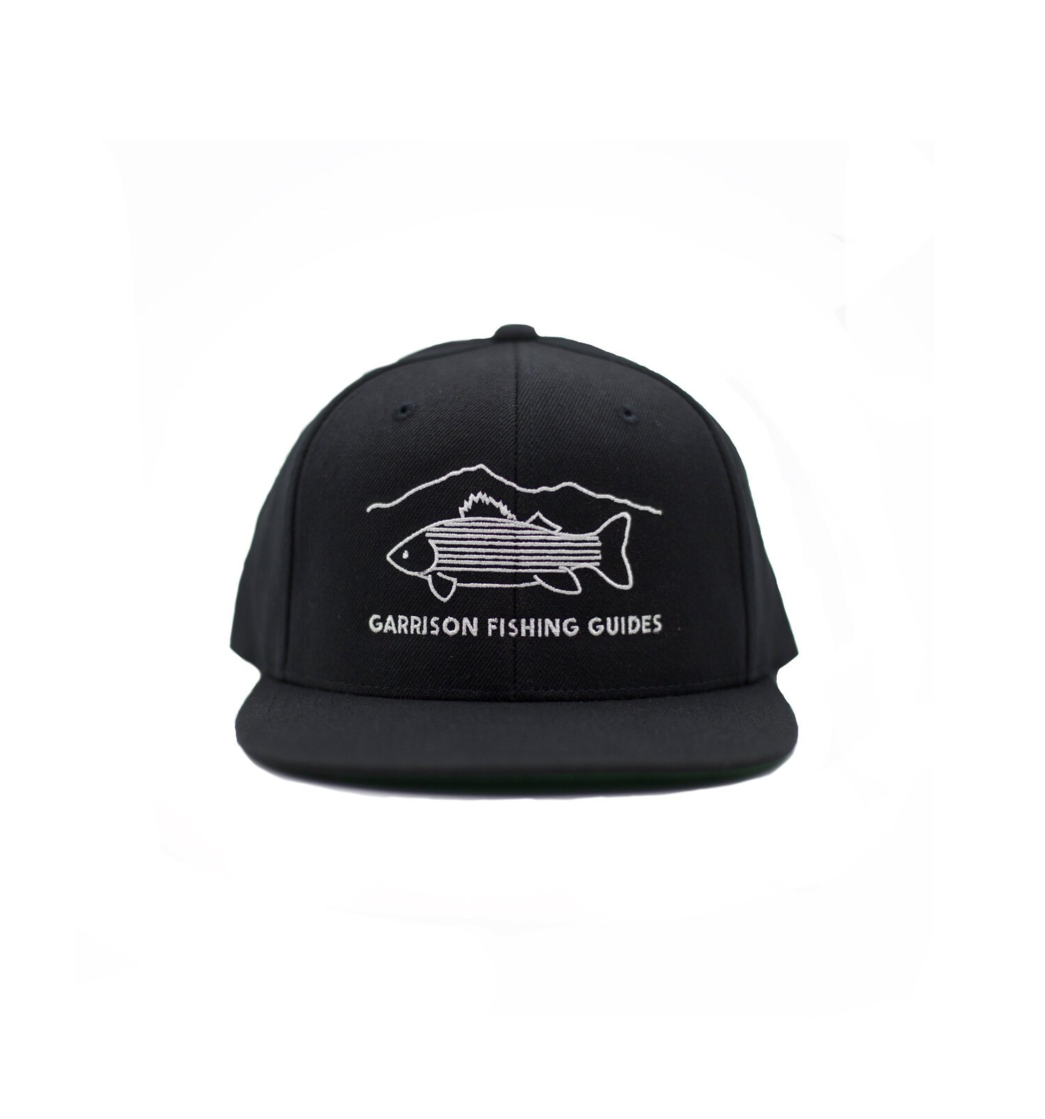 GFG Classic Snapback Hat - Black — Garrison Fishing Guides