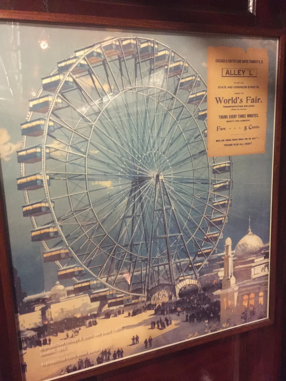 World's first Ferris Wheel, 1893