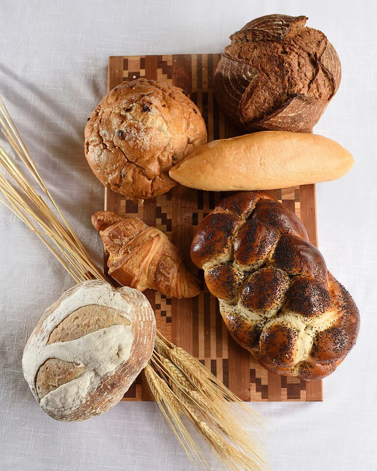 Hospitality Breads on Wooden Board.JPG
