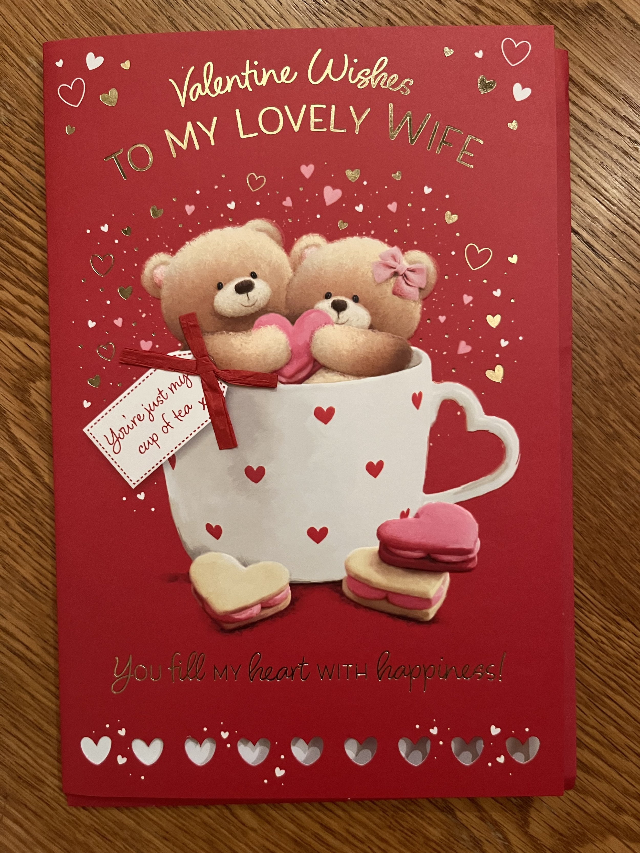 Wife Valentines Day card