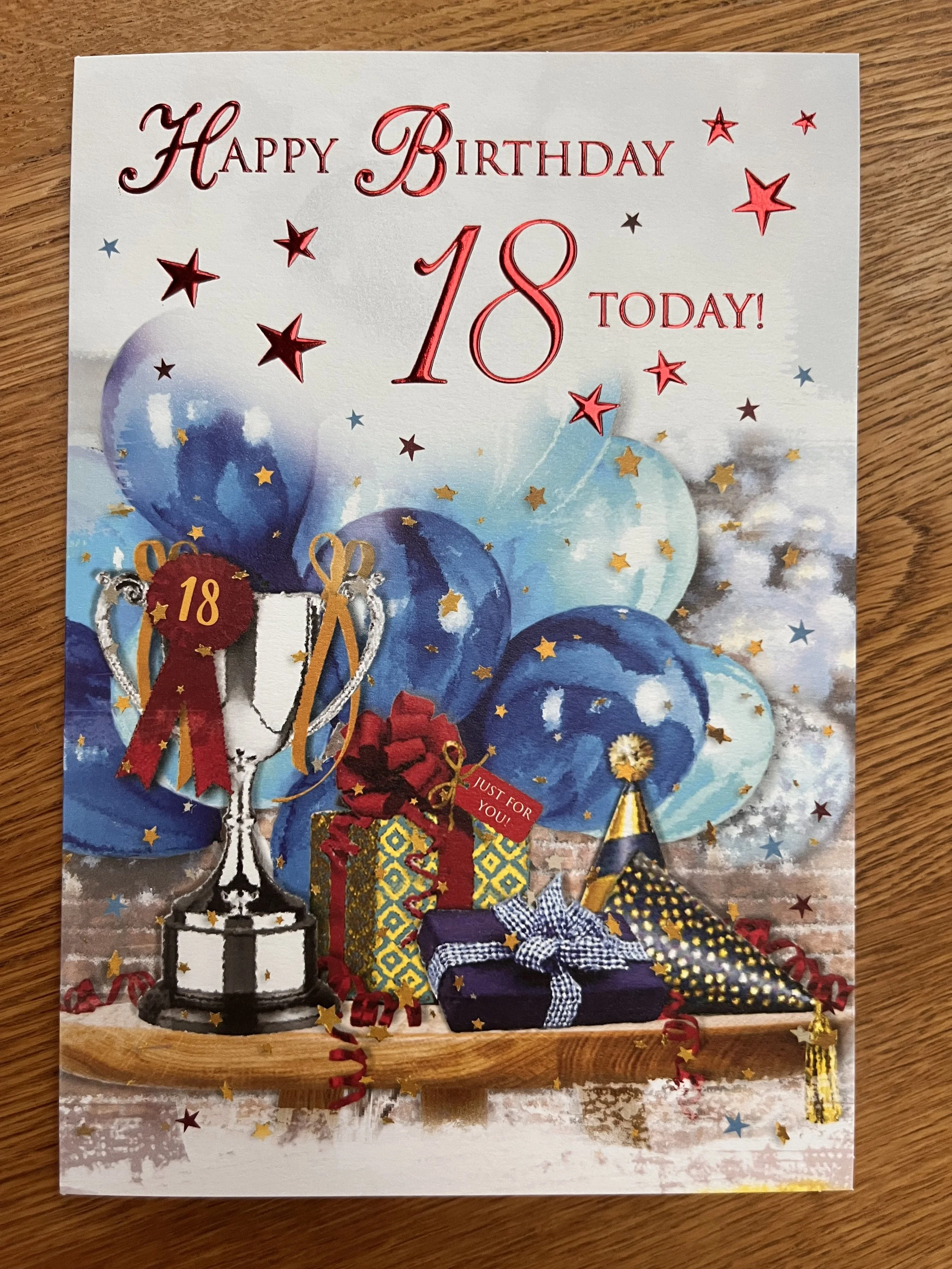 18th Birthday card