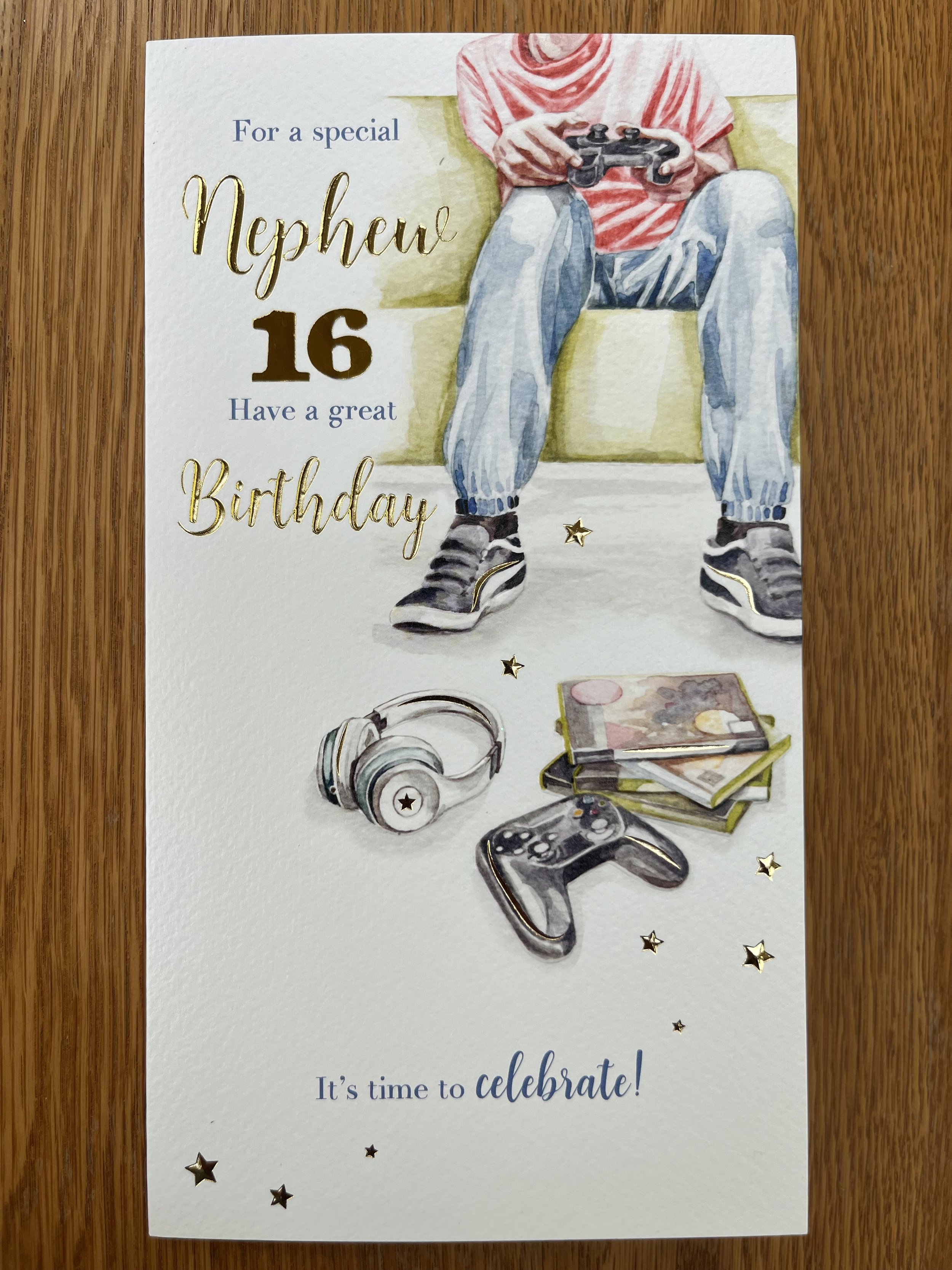 Nephew 16th birthday card