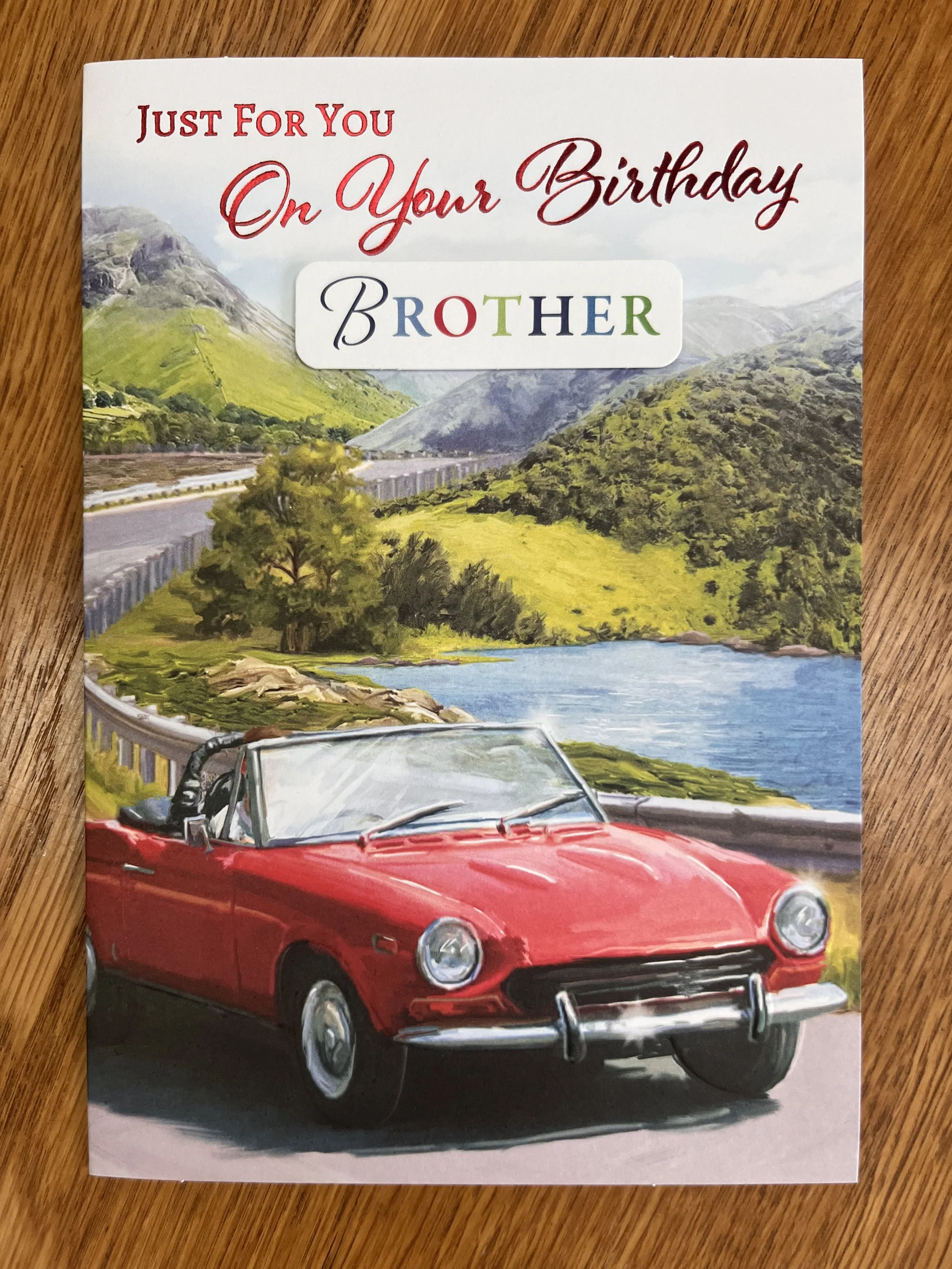 Brother birthday card