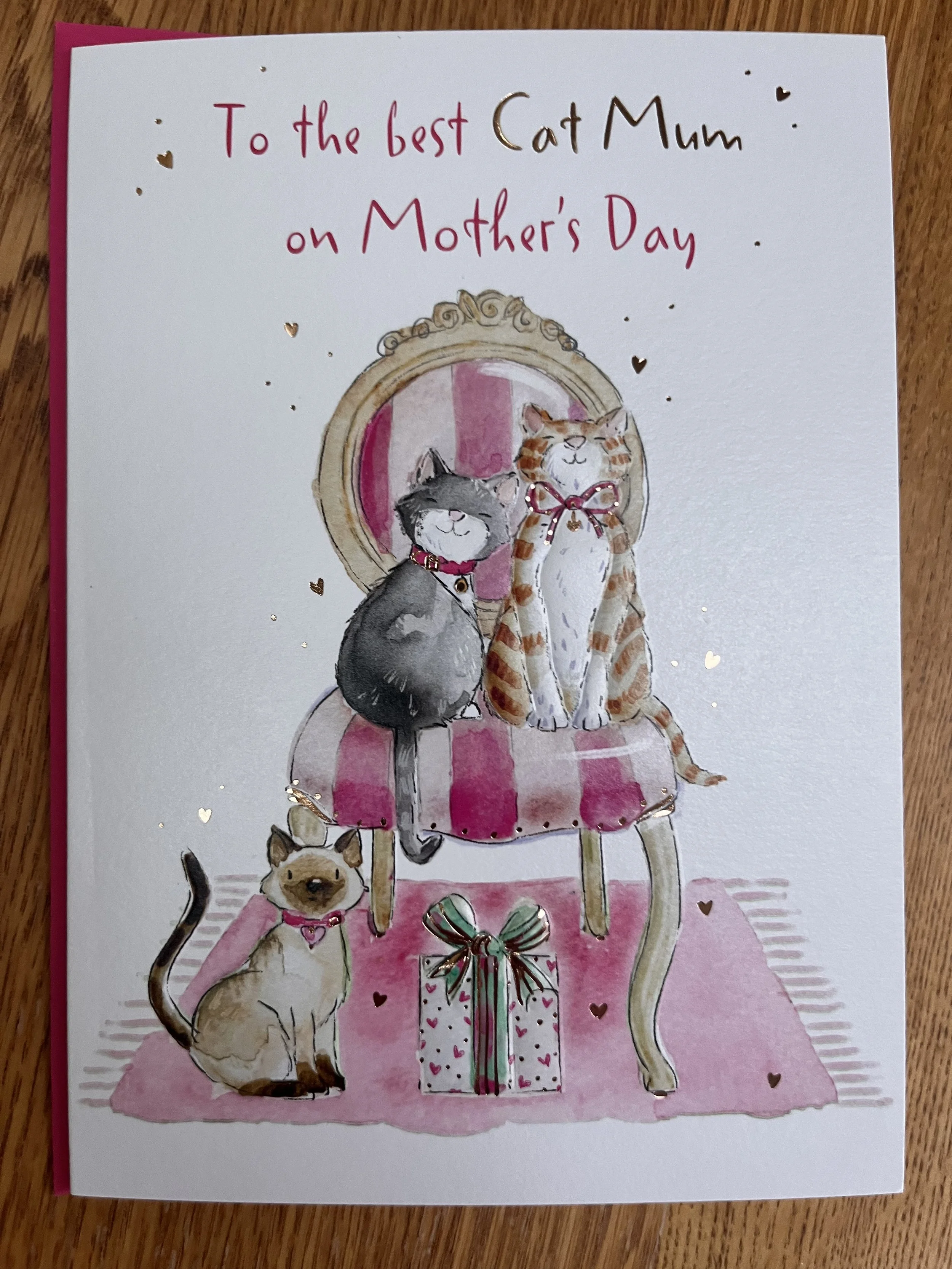 From the cat  Mother day card