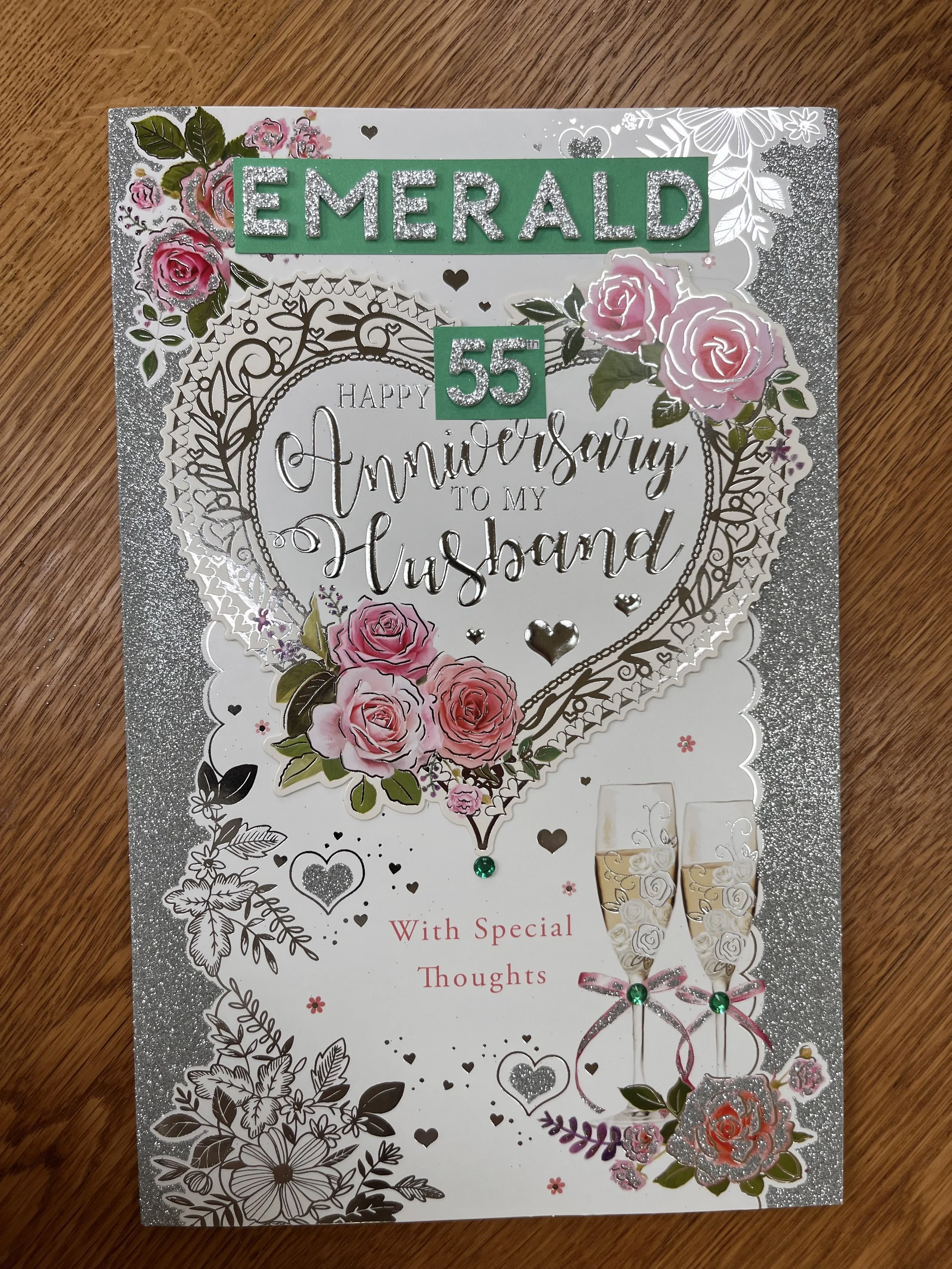 Extra Special Husband 55th Anniversary  Card