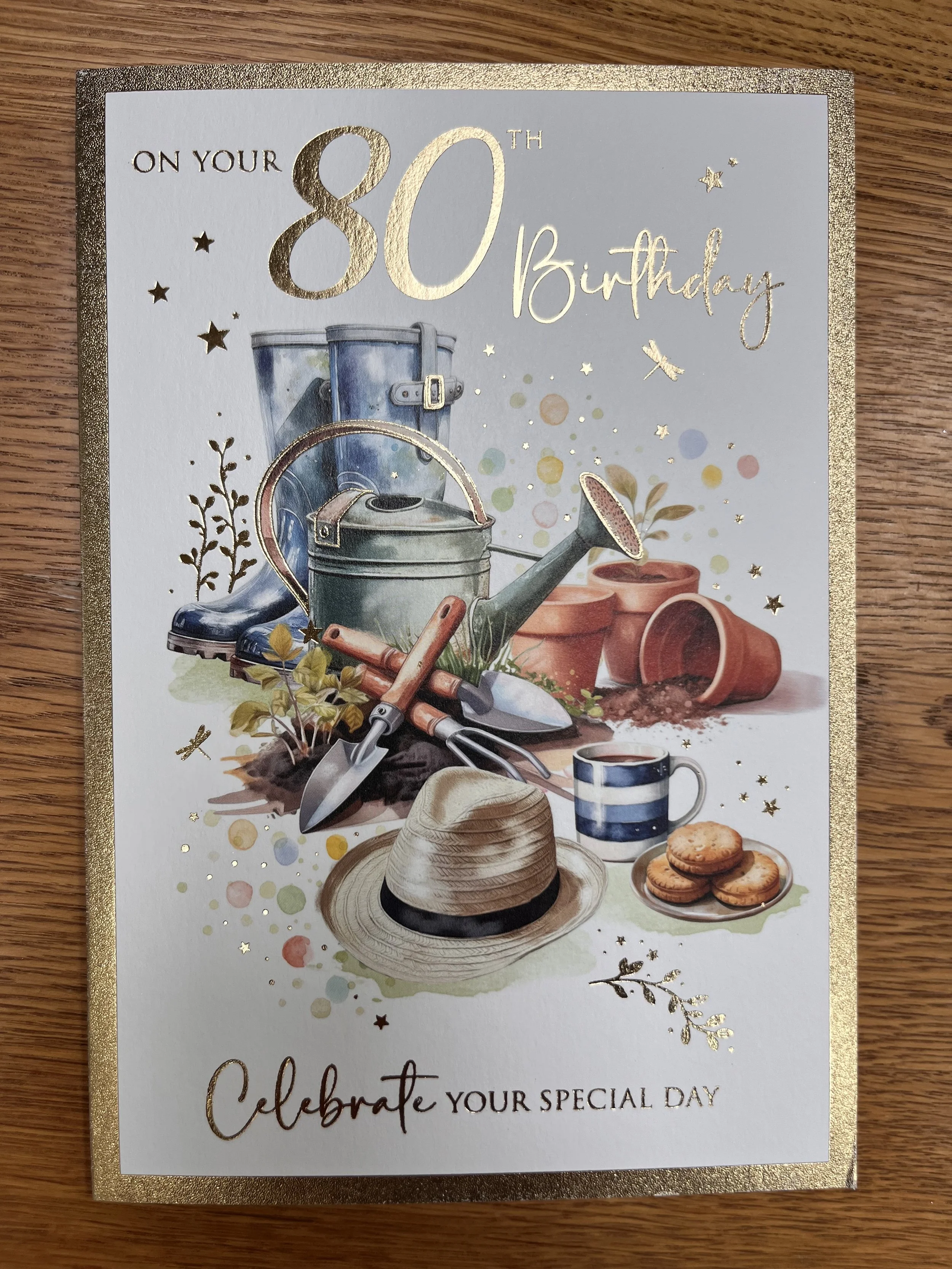 80th birthday card