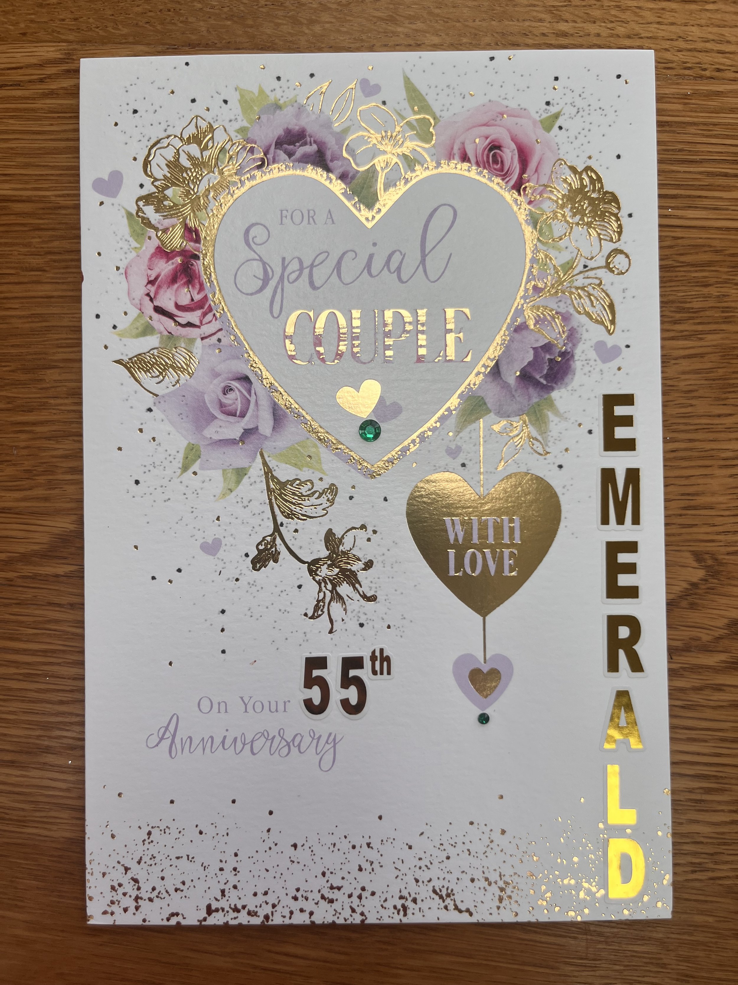55th anniversary card