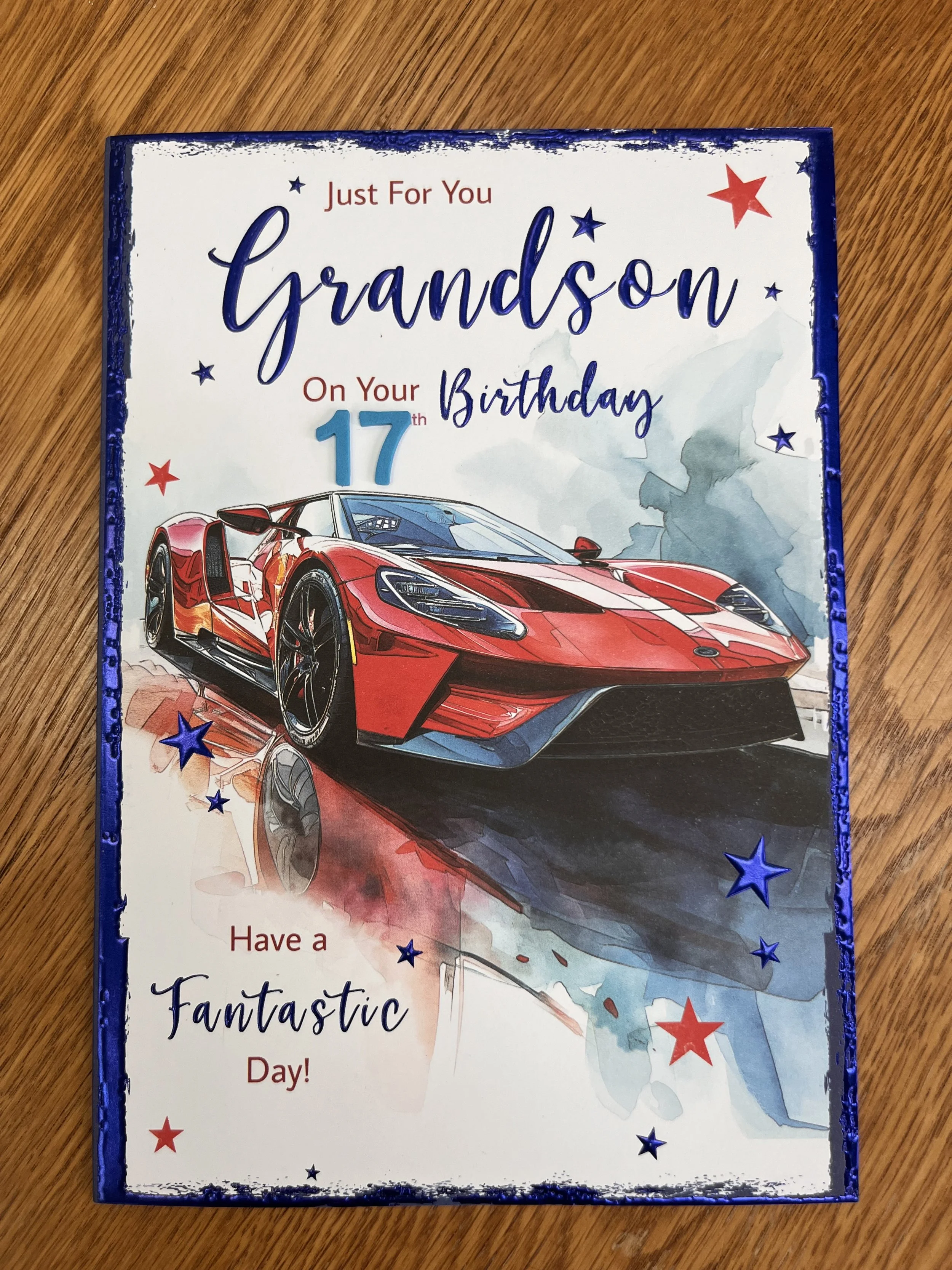 Grandson 17th birthday card