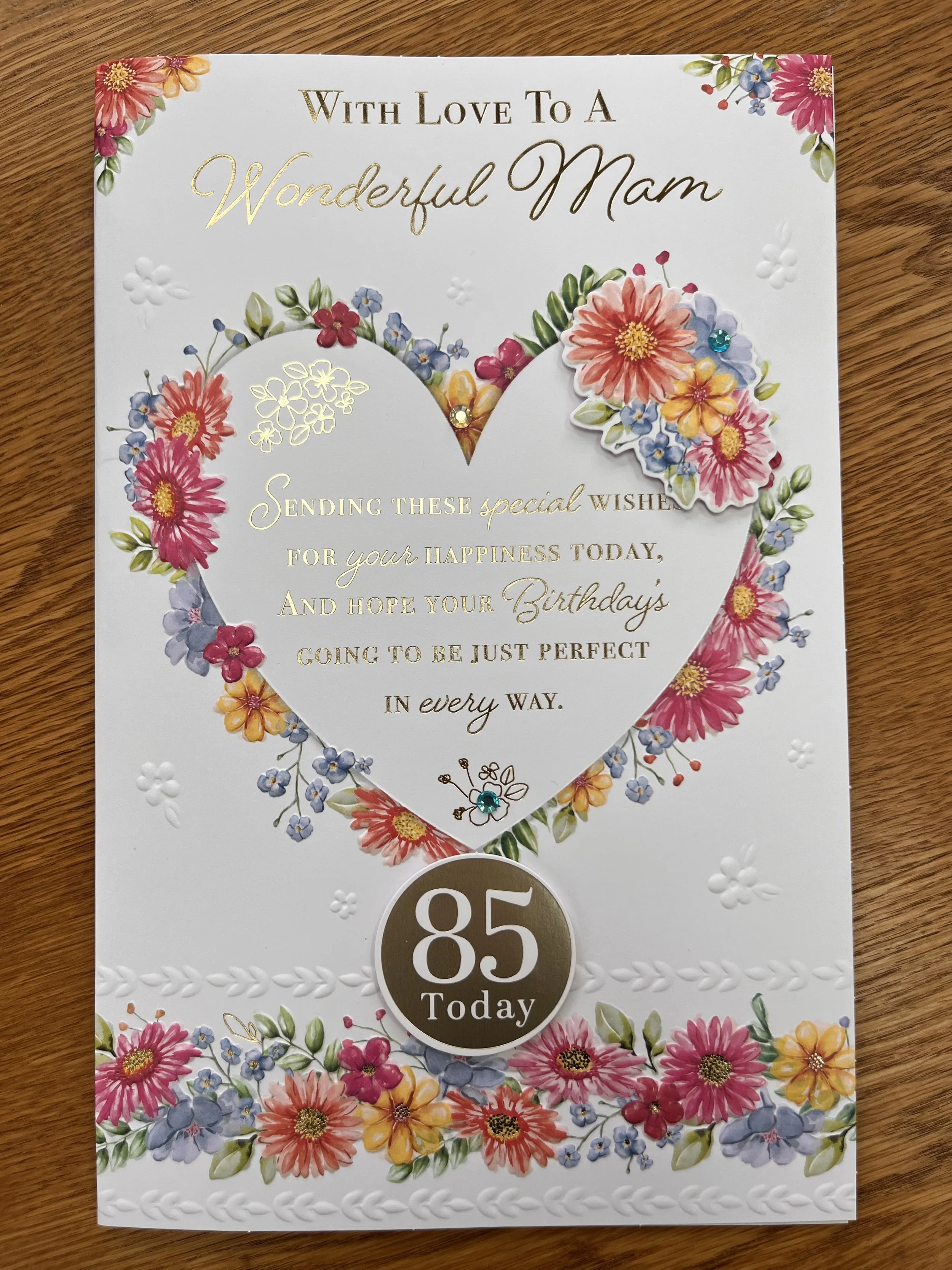Extra Special Mam 85th Birthday card