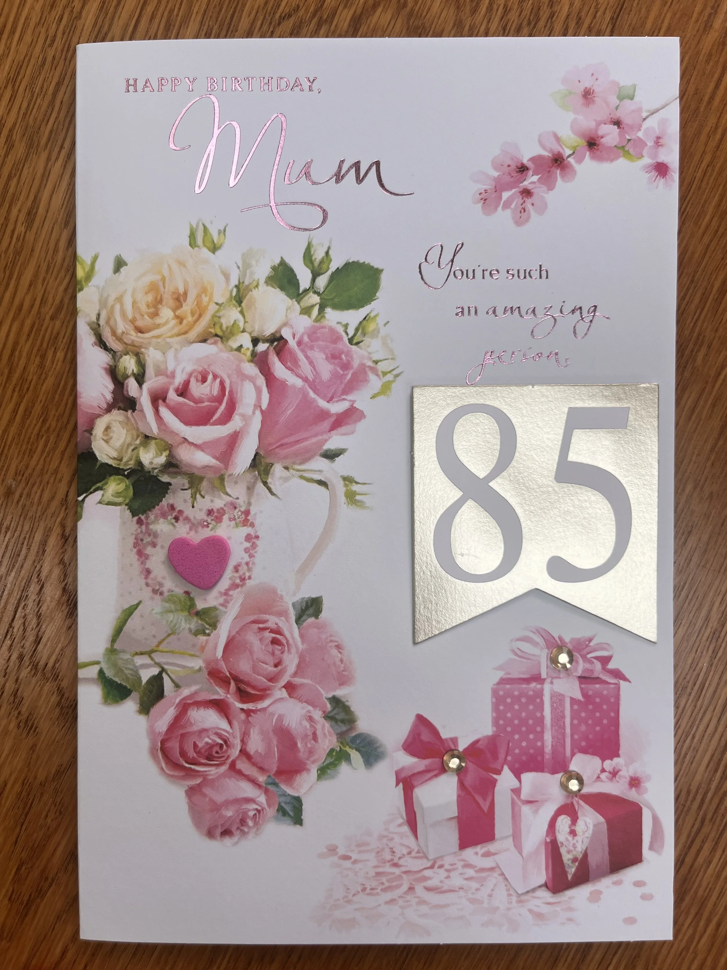Mum 85th Birthday card