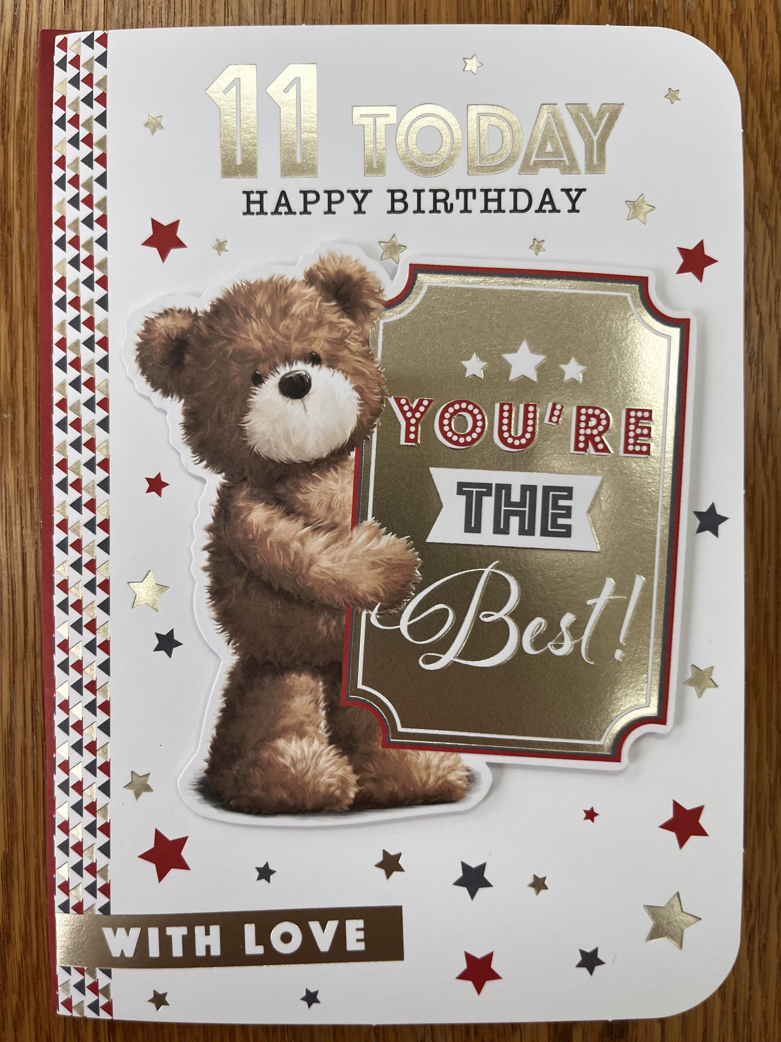 11th Birthday Card