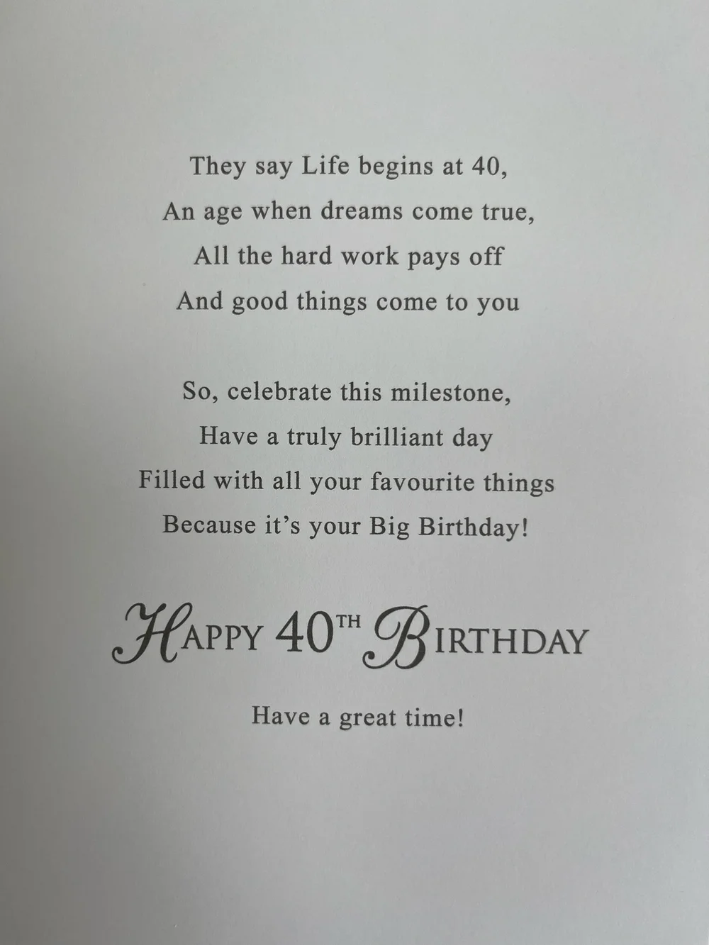 Biglietto Auguri 40° Compleanno Per Nipote – Hunts England, Stile Palloncino, 148x148 Mm, Con Busta Marrone