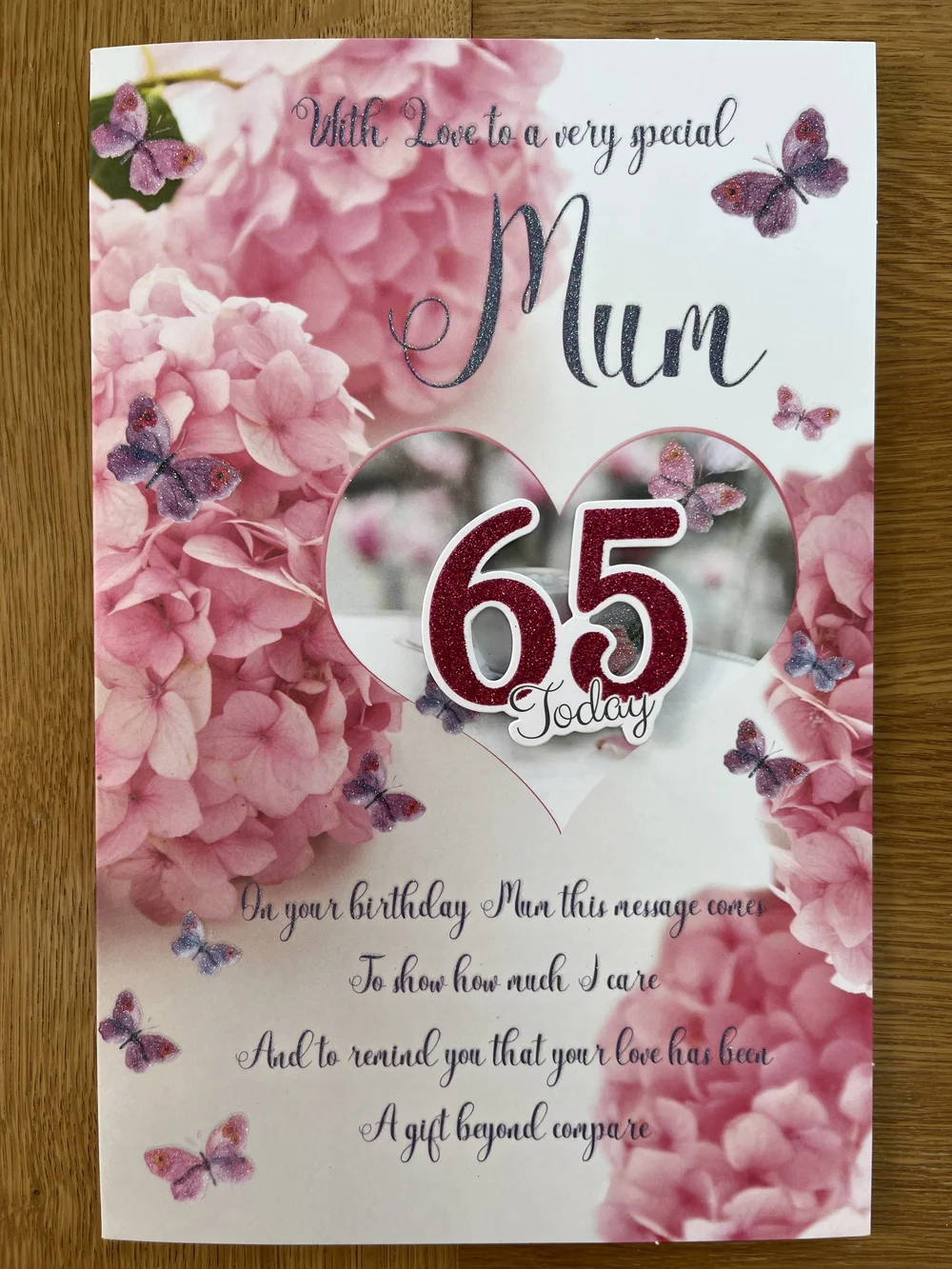 A Day In The Life Of A Craft Fairy...: Mum 65th Birthday Card With