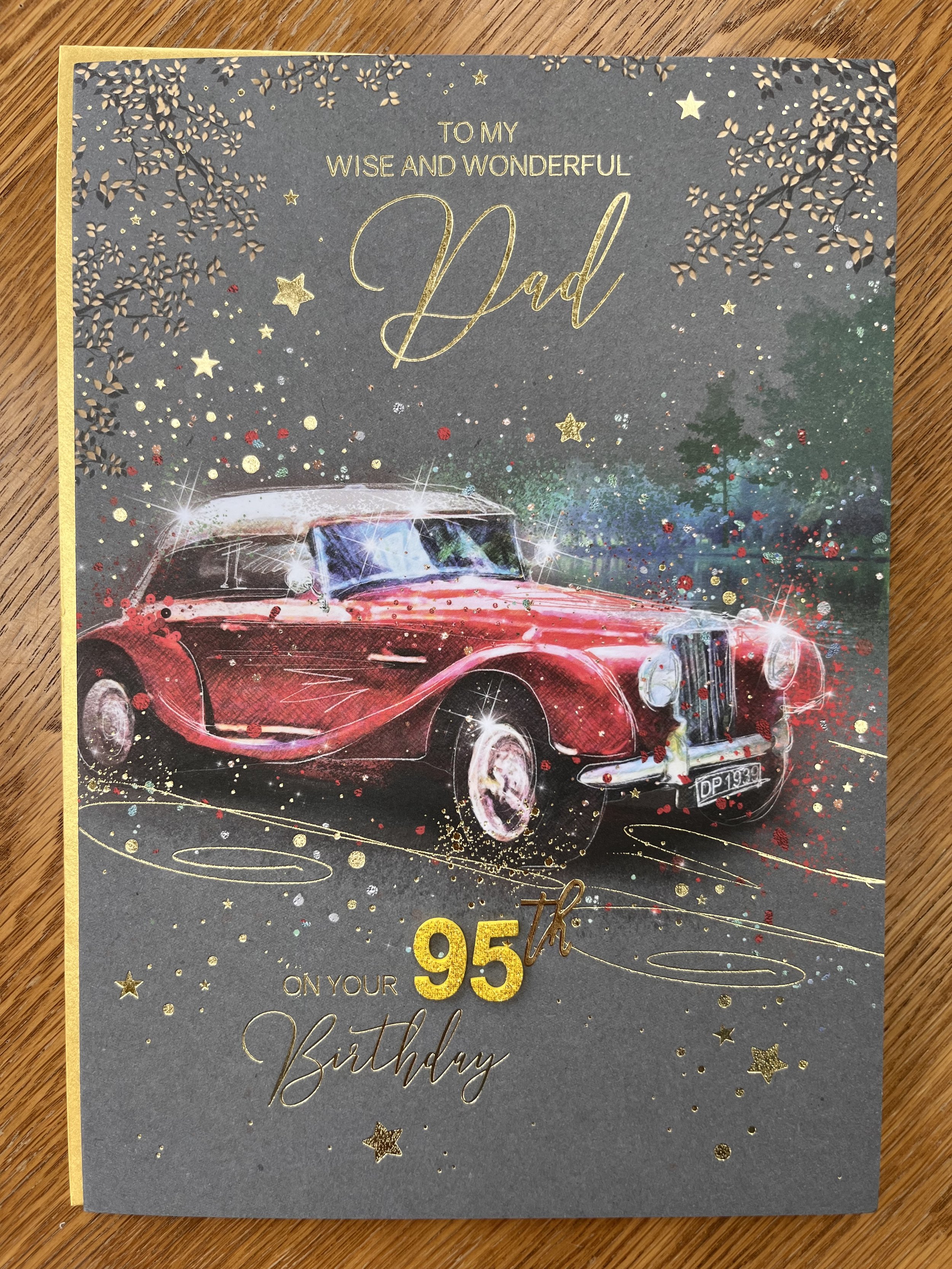Dad 95th birthday card