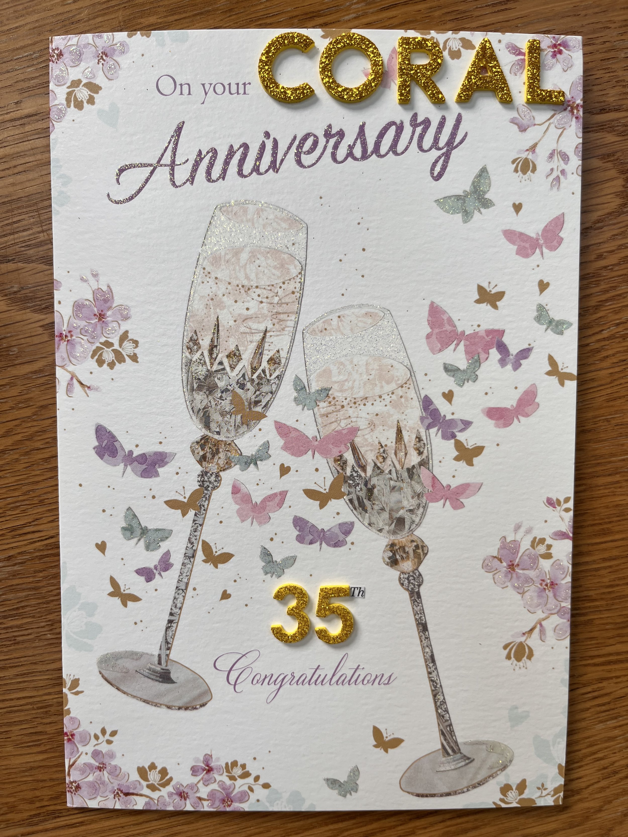 35th Anniversary Card
