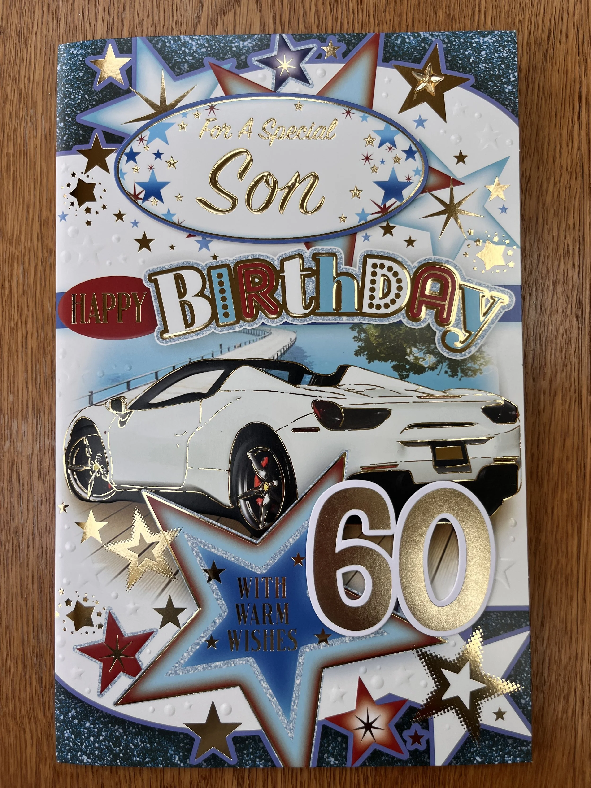 Extra Special Son 60th birthday card