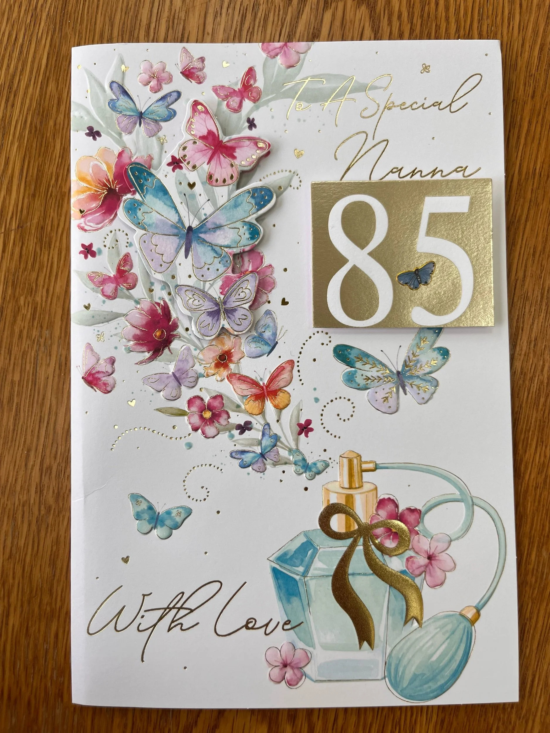 Nanna 85th Birthday card