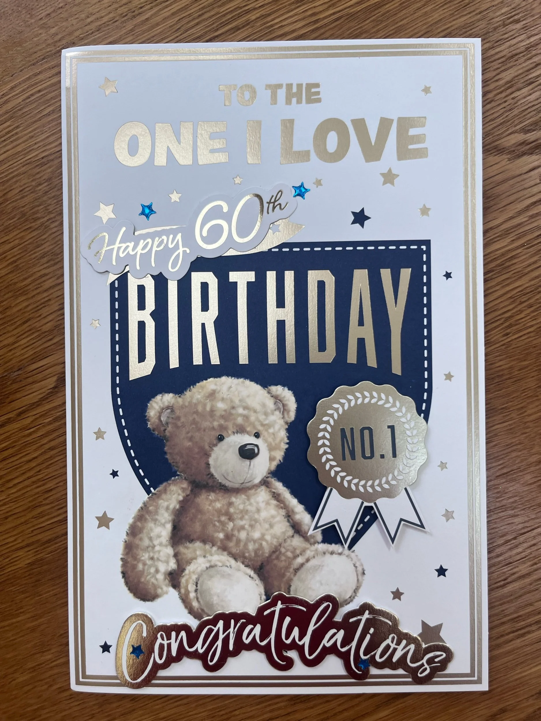 Extra Special Partner 60th birthday card