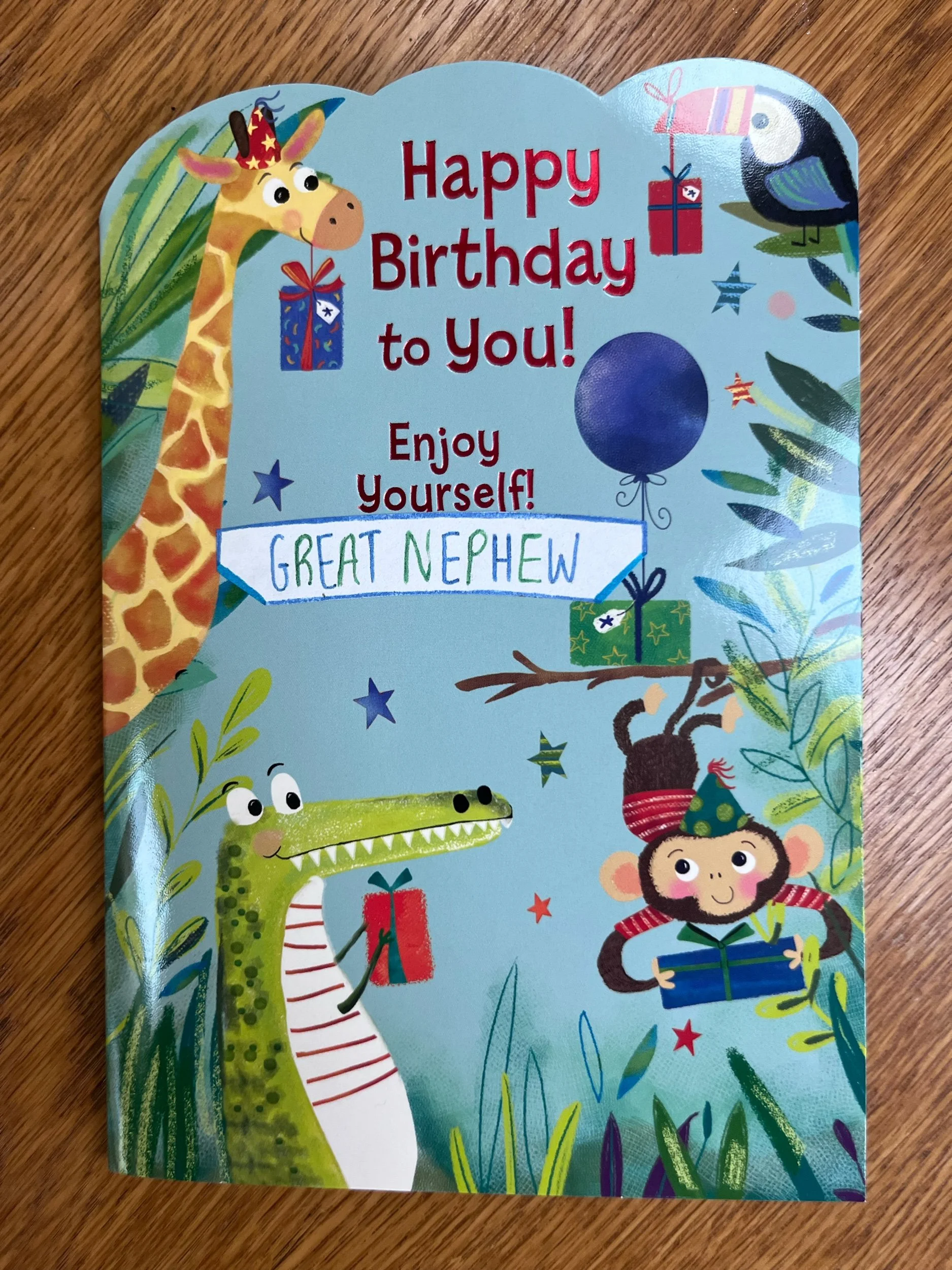 Great Nephew birthday card