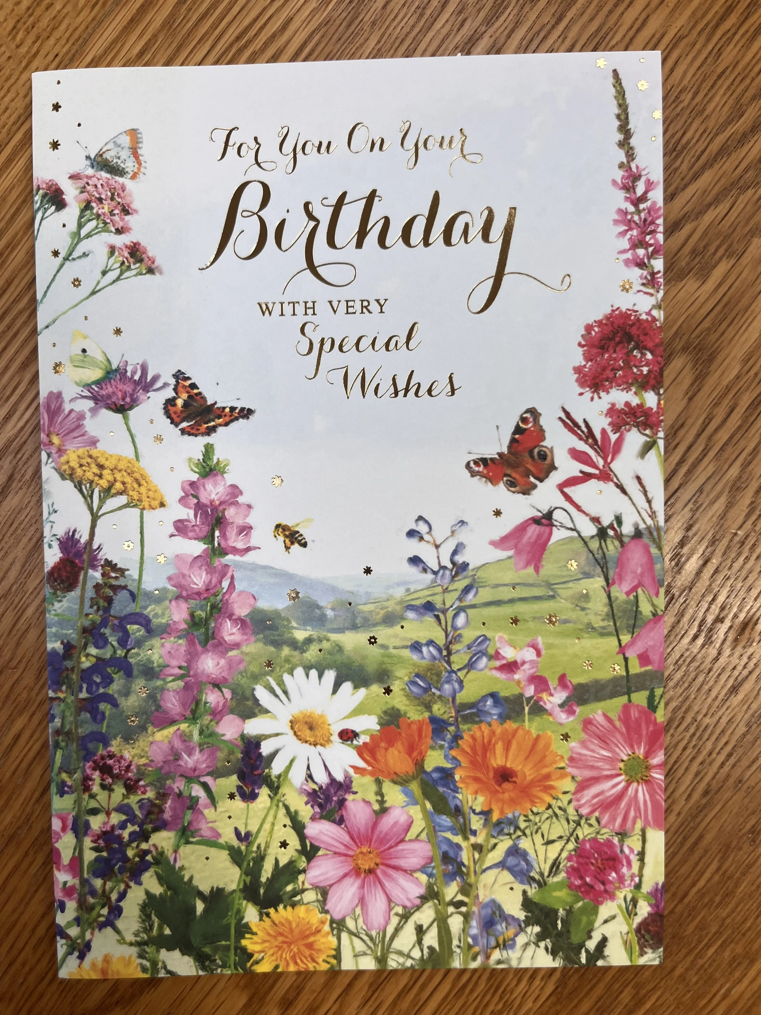 Ladies Open birthday card