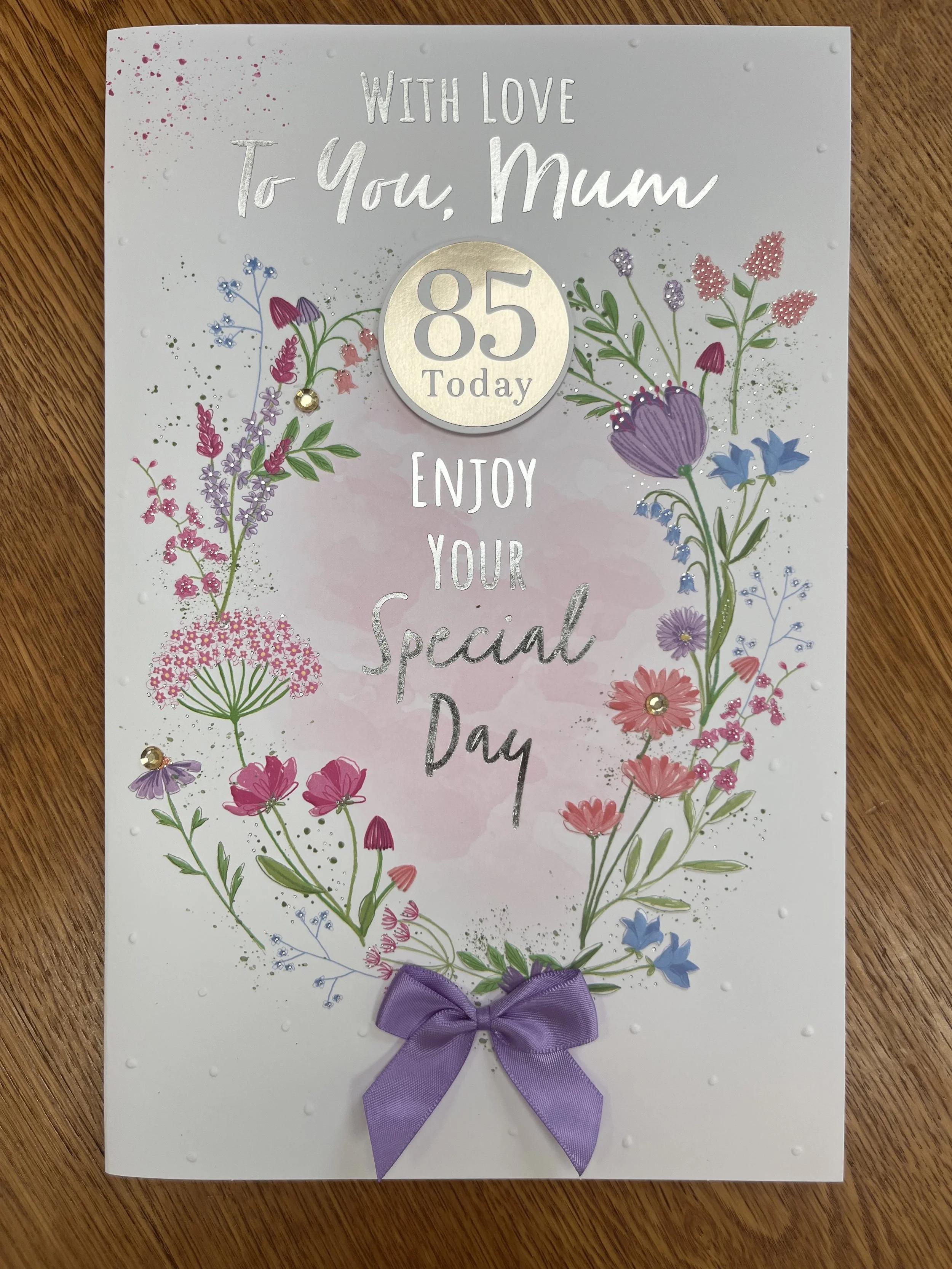 Extra Special Mum 85th birthday card