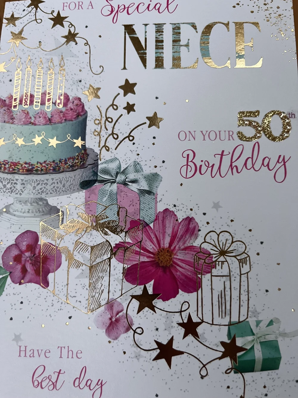 niece-50th-birthday-card-special-thoughts for Free Printable 50th Birthday Cards For Her Niece 50th Birthday Card — Special Thoughts for Free Printable 50th Birthday Cards For Her