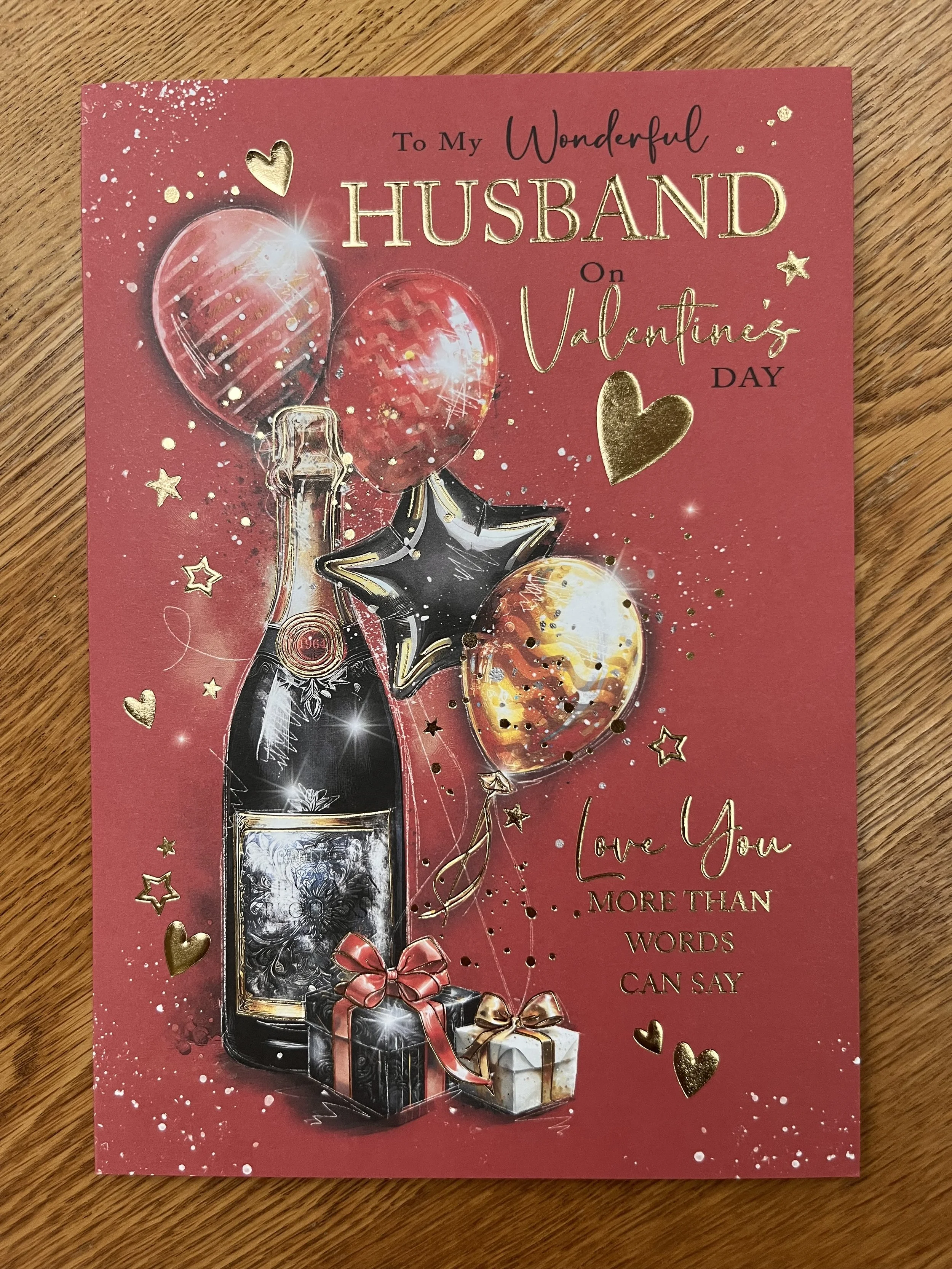 Husband Valentines day  card