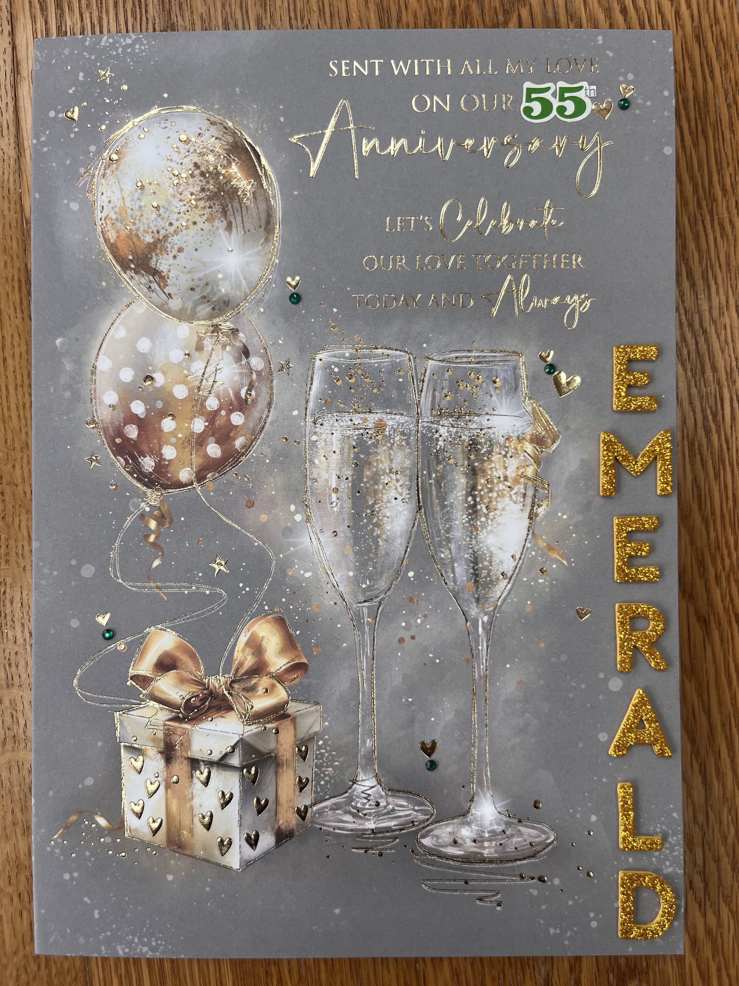 Our 55th anniversary card