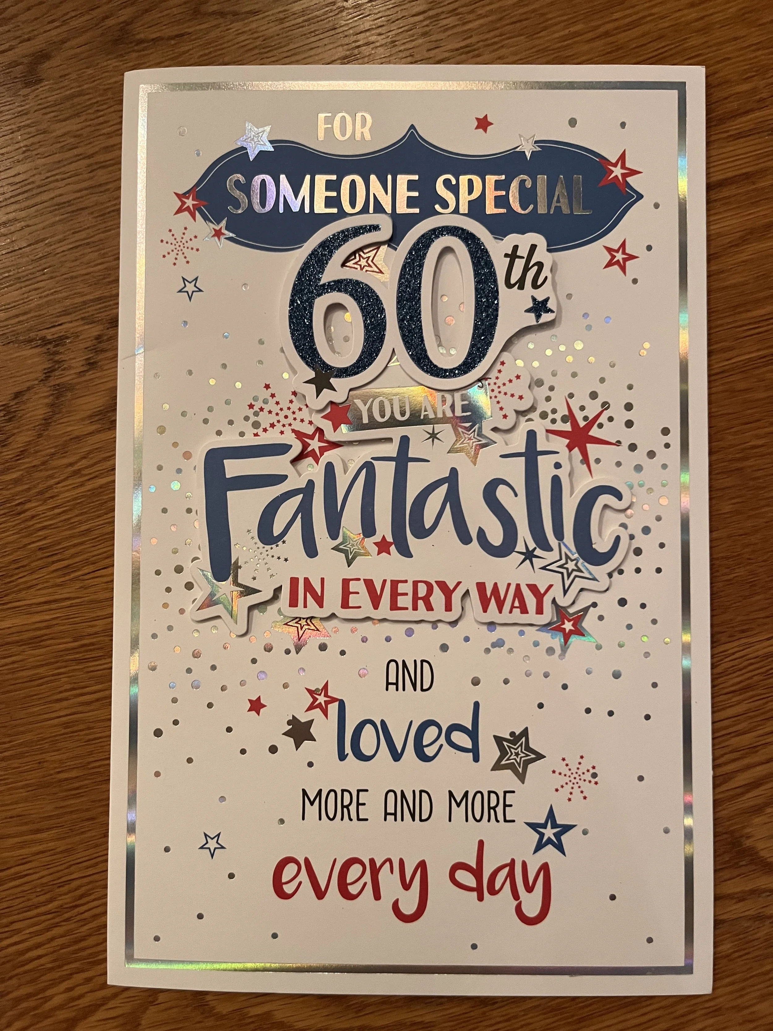 Extra Special Someone Special 60th Birthday card
