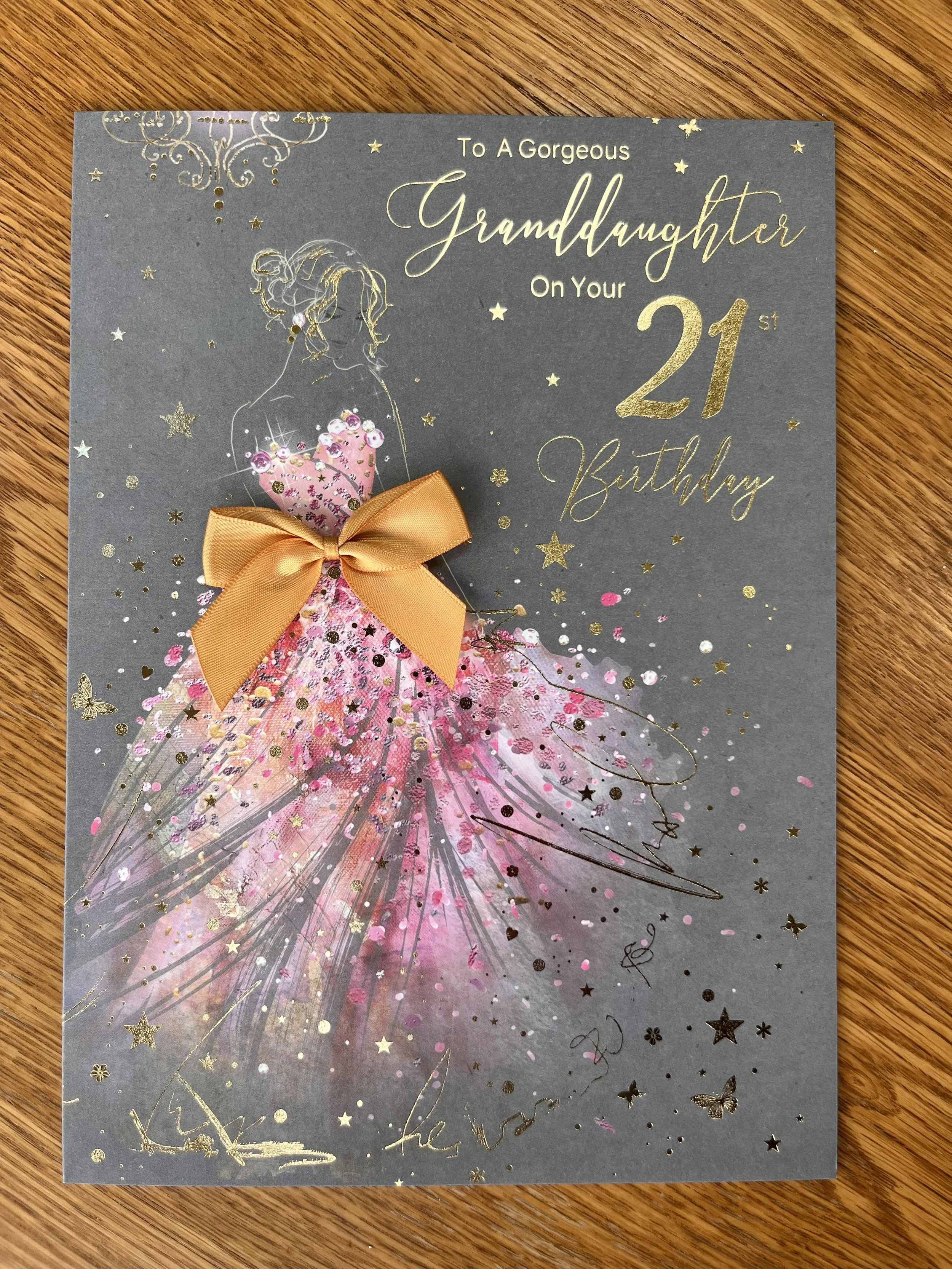 Granddaughter 21st Birthday card