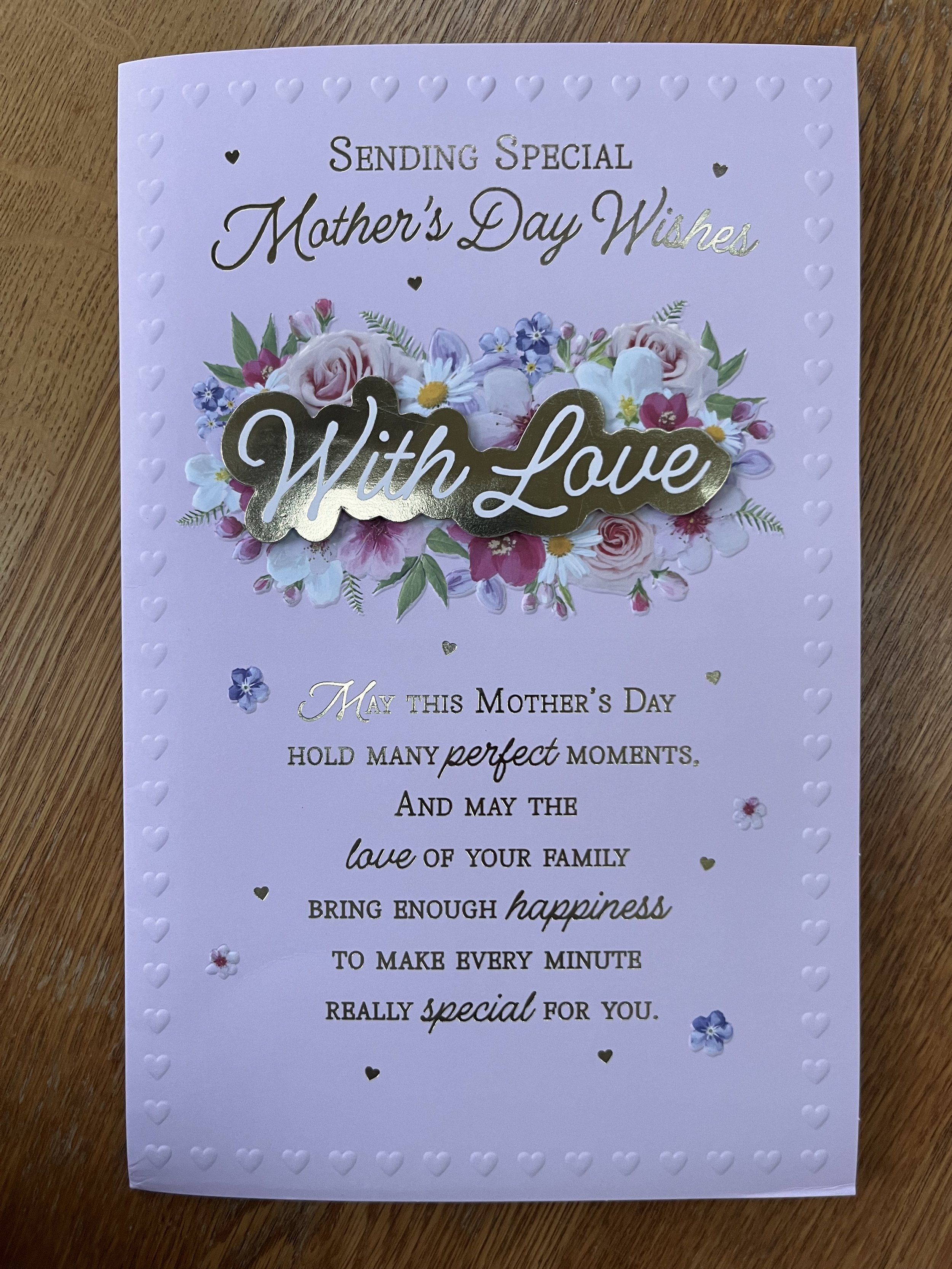 Extra Special  Mothers day  card