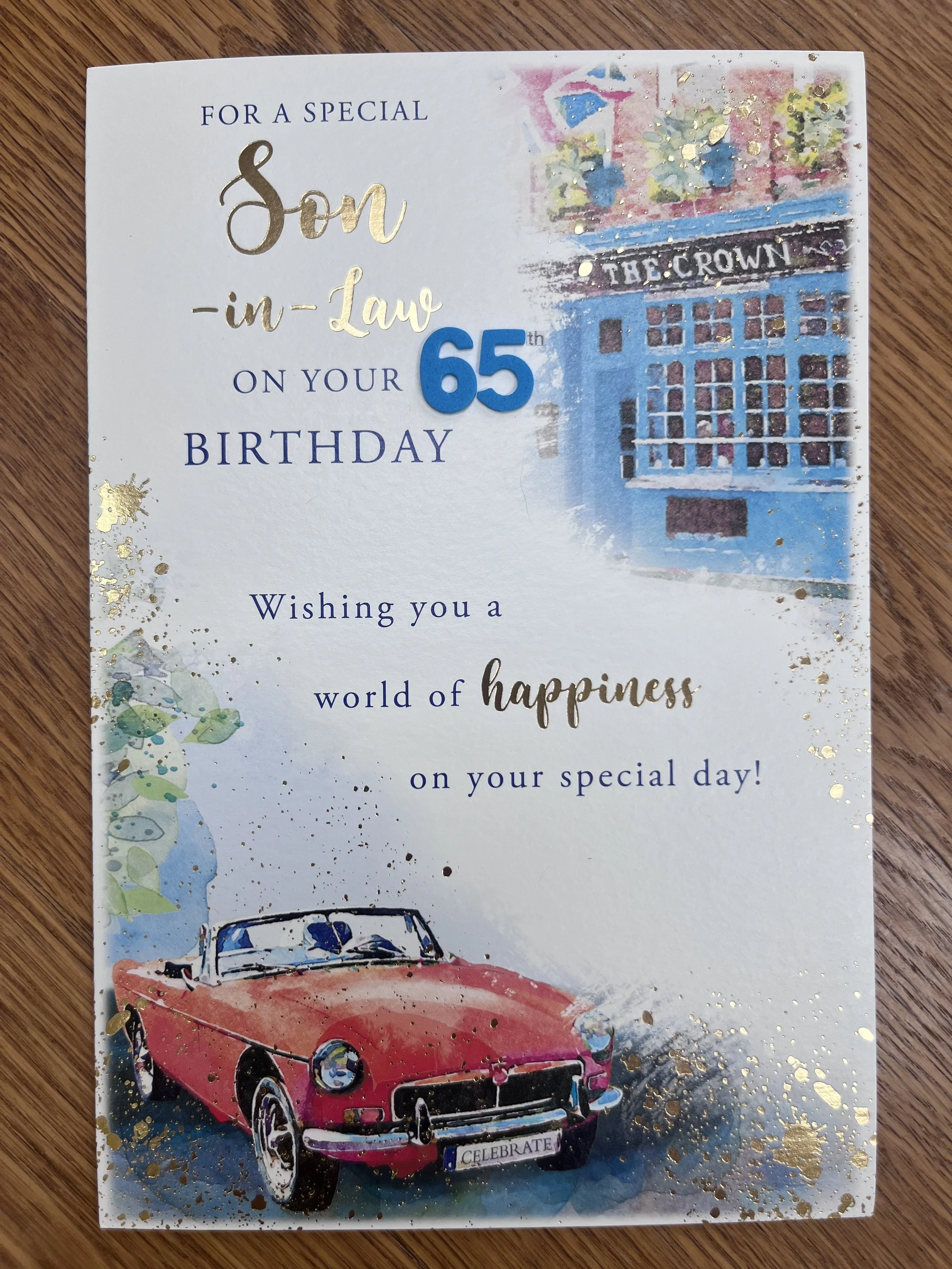 Special Son in law 65th birthday card