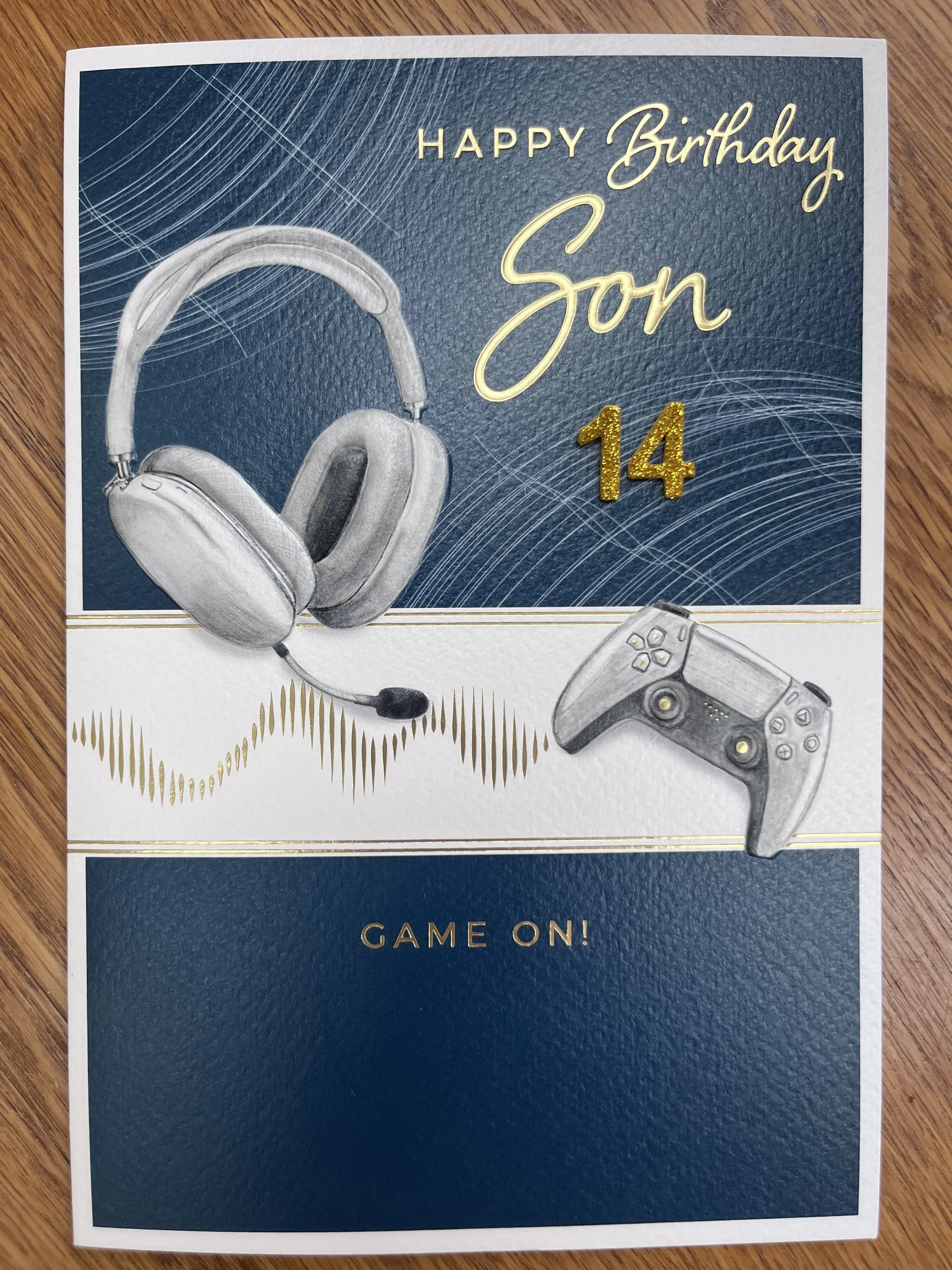 Son 14th birthday card