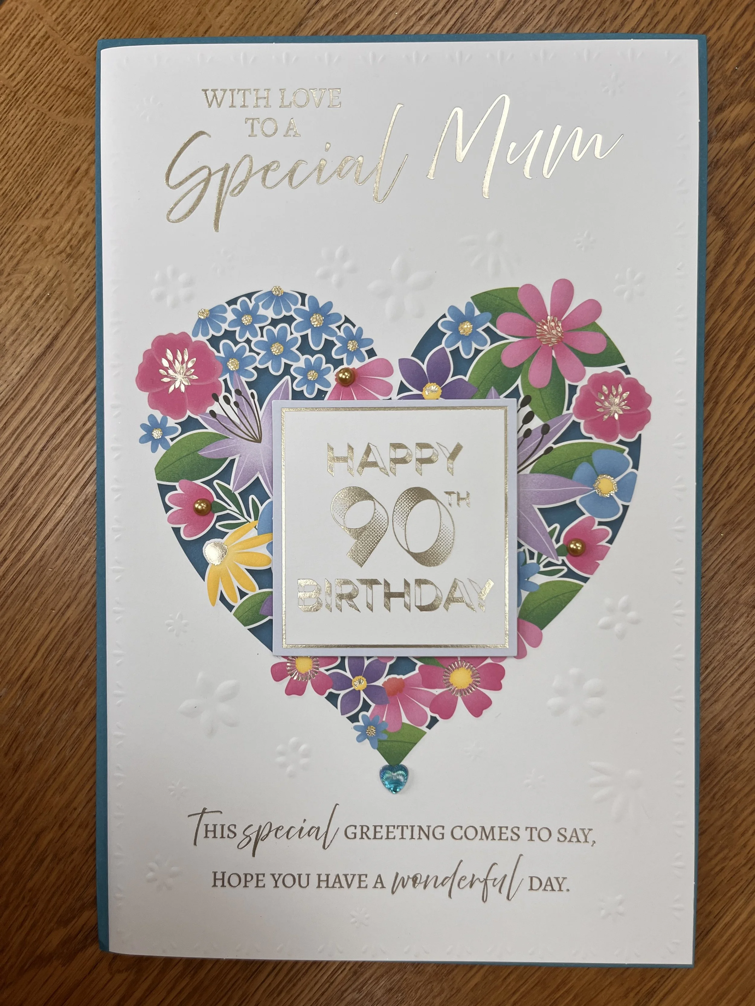 Extra Special Mum 90th Birthday Card